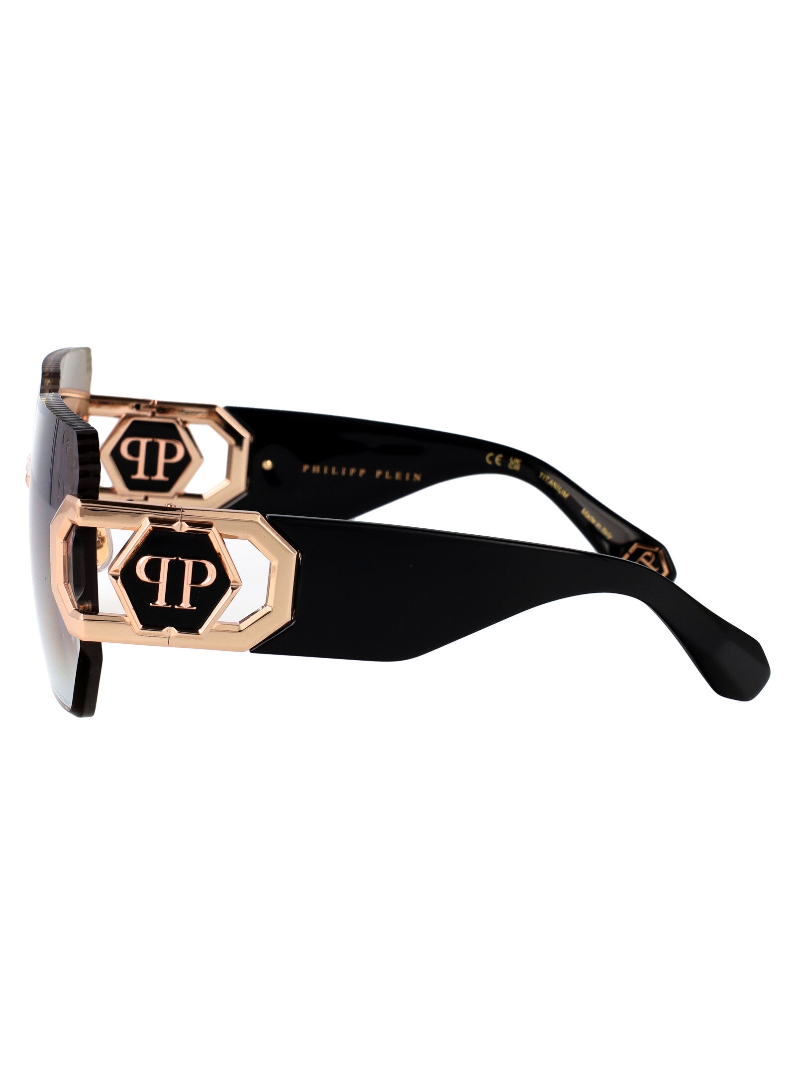 PHILIPP PLEIN Chic Acetate and Metal Sunglasses for Women