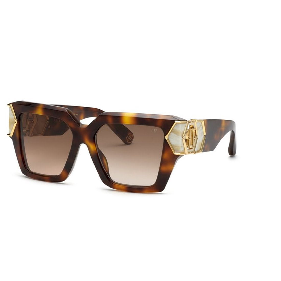 PHILIPP PLEIN Chic Acetate and Metal Sunglasses for Women