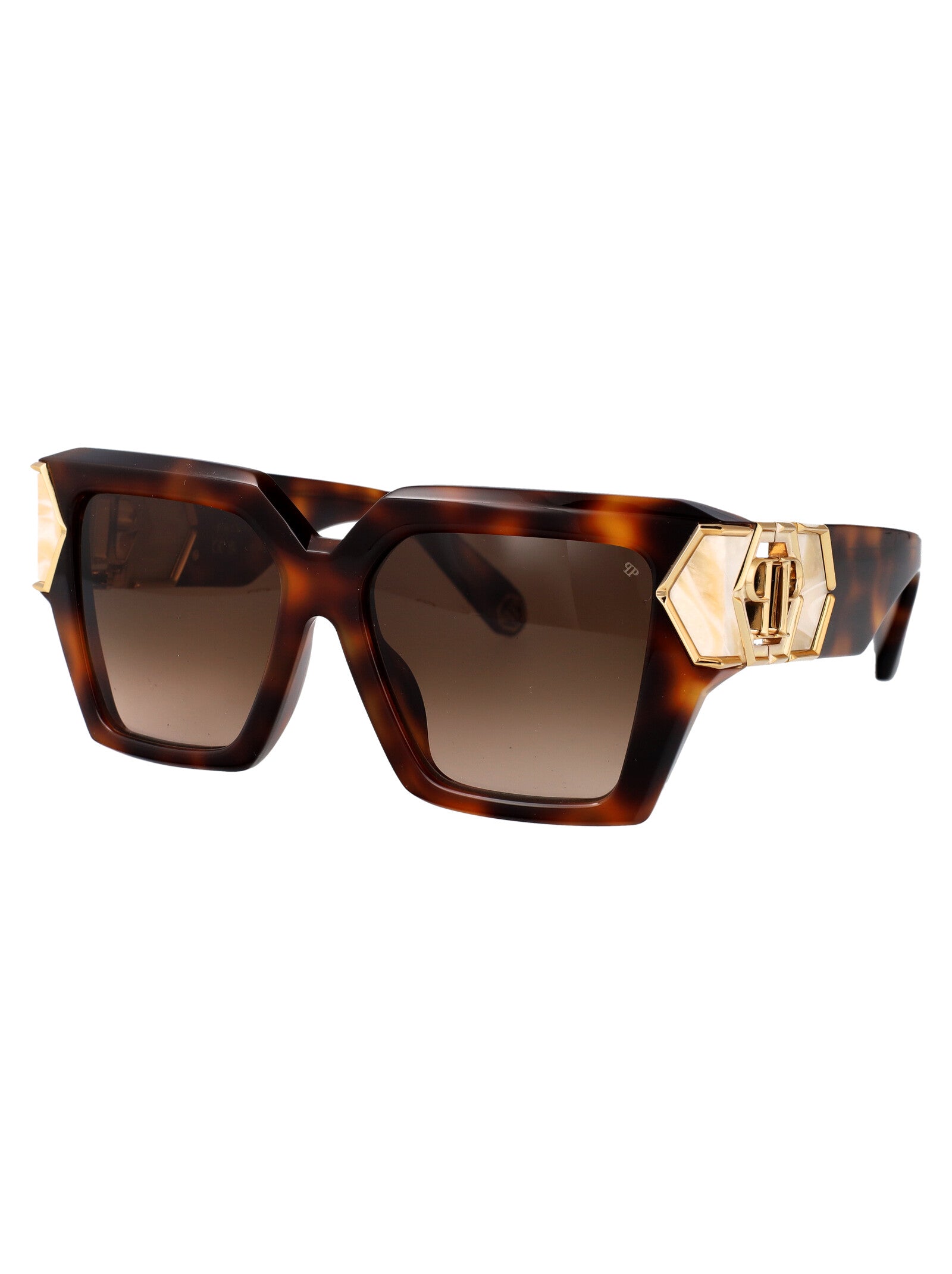 PHILIPP PLEIN Chic Acetate and Metal Sunglasses for Women