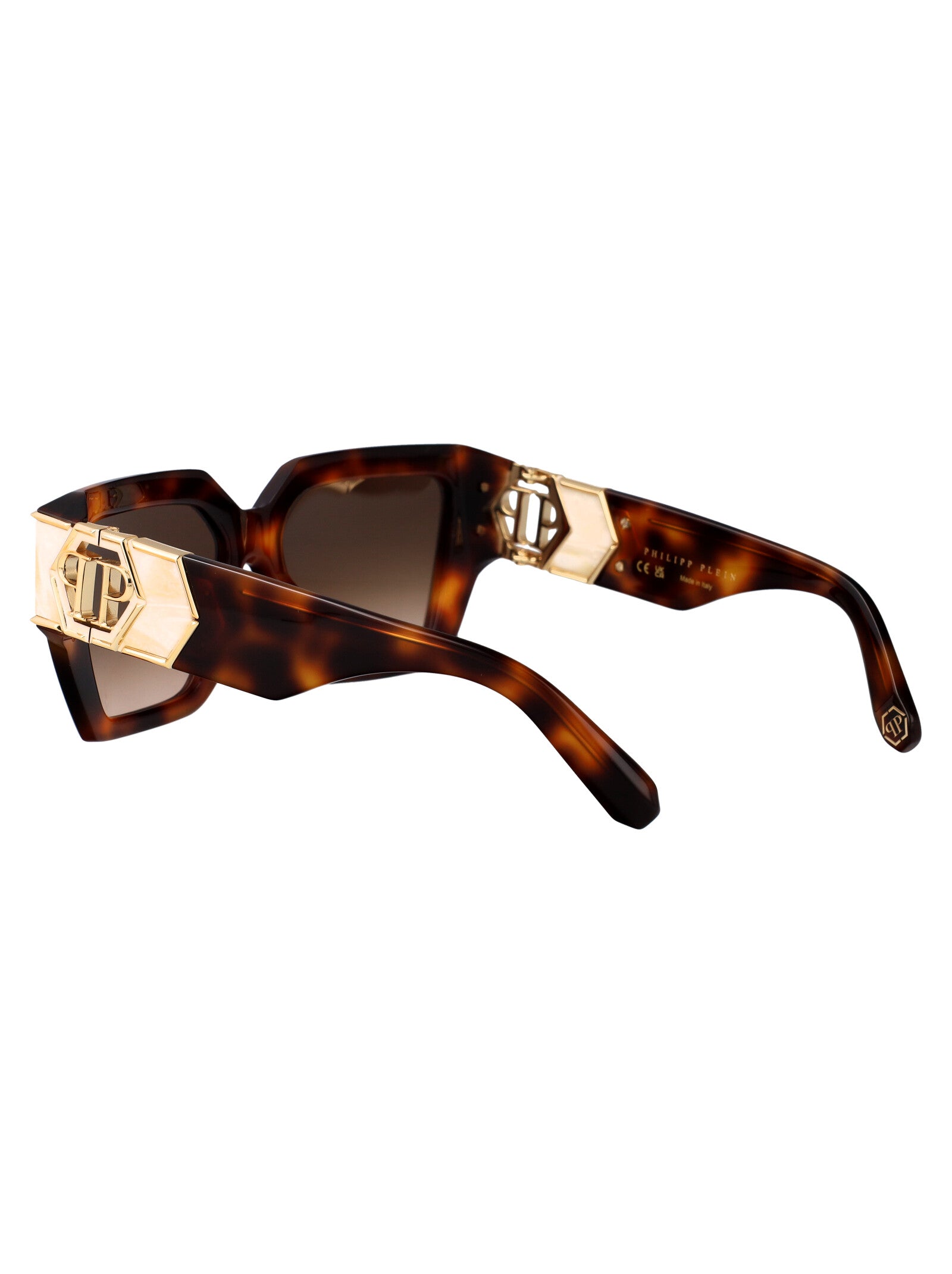 PHILIPP PLEIN Chic Acetate and Metal Sunglasses for Women