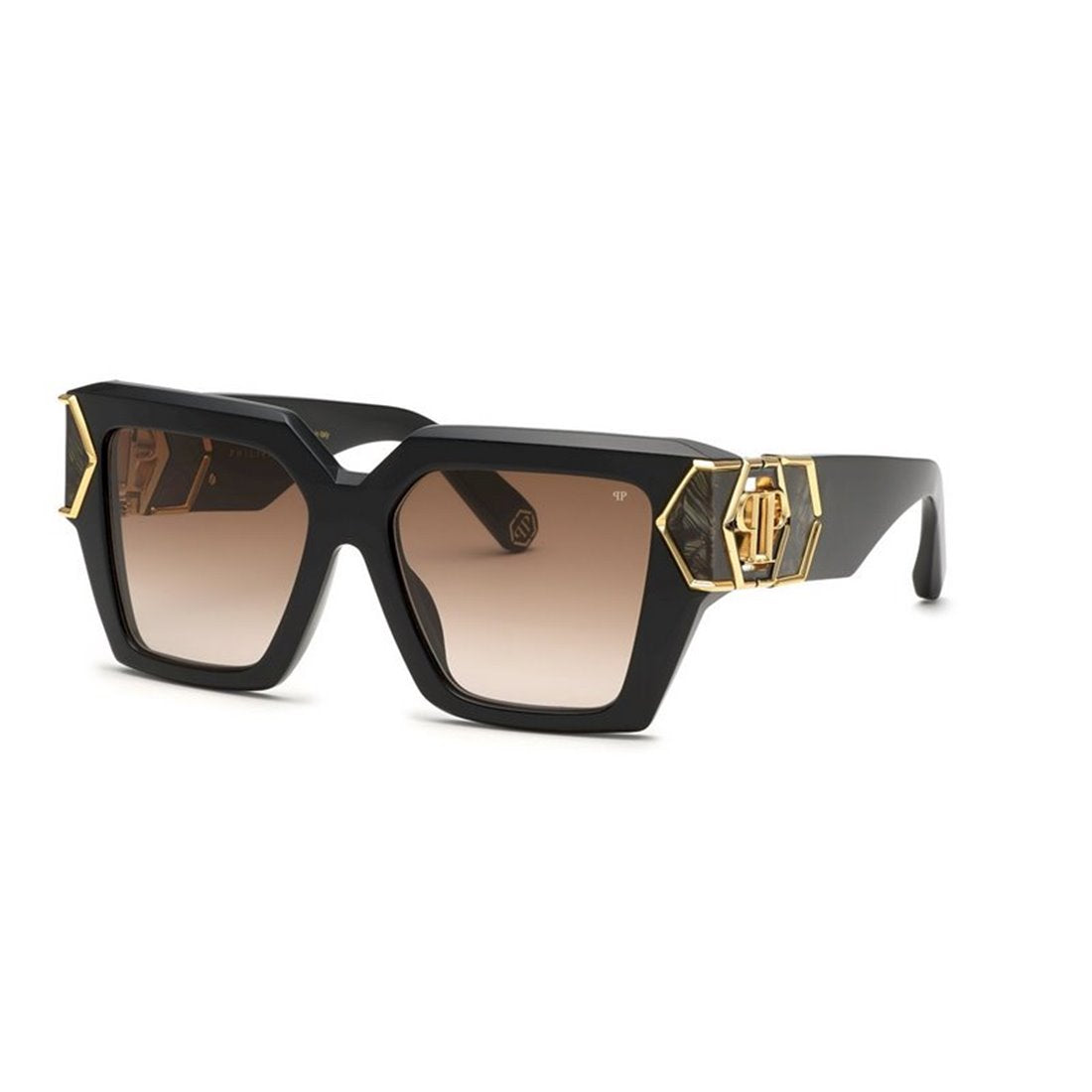 PHILIPP PLEIN Elegant Acetate and Metal Sunglasses for Women