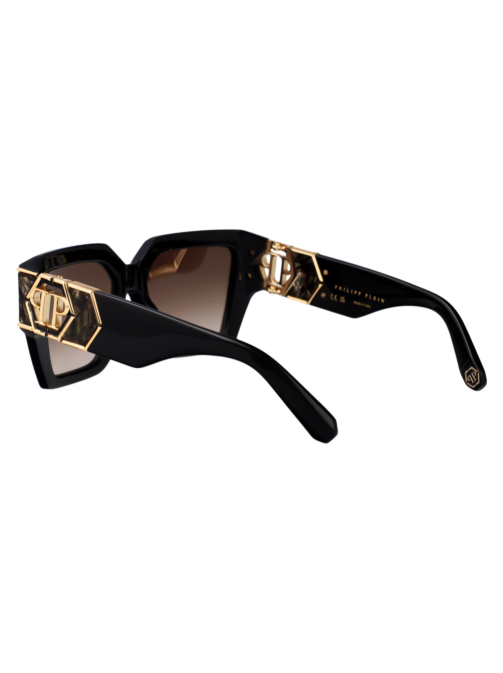 PHILIPP PLEIN Elegant Acetate and Metal Sunglasses for Women