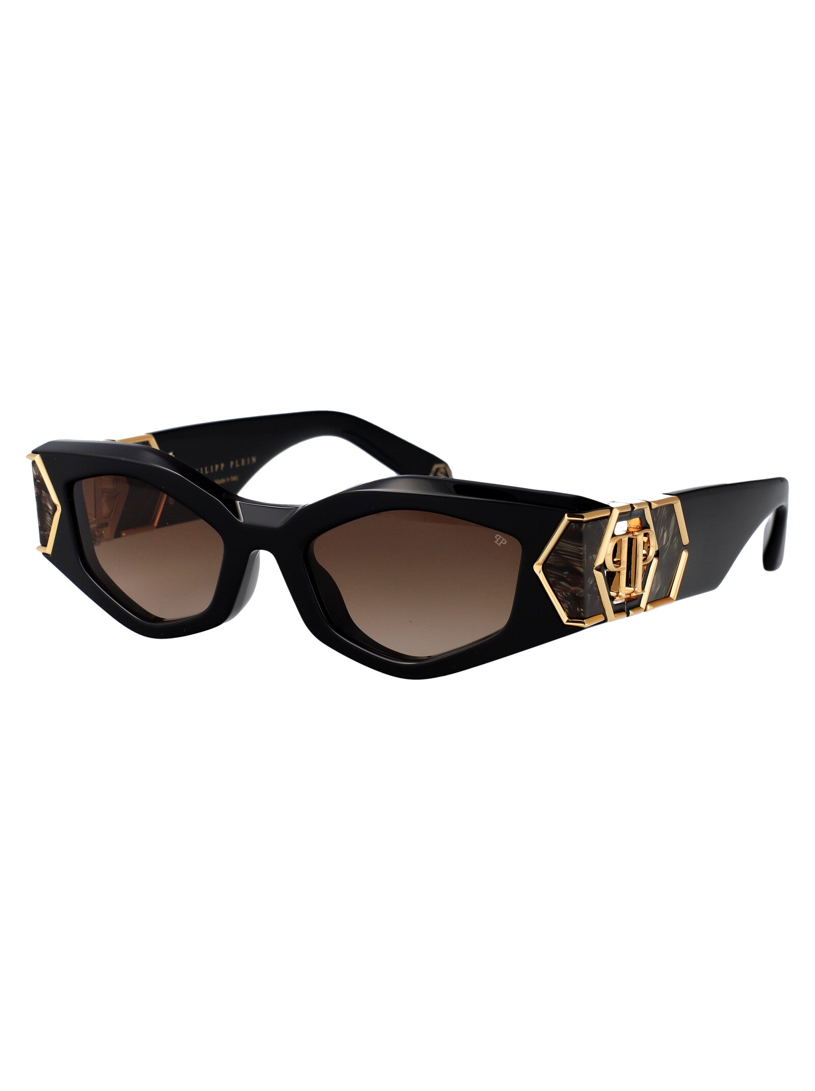 PHILIPP PLEIN Chic Acetate and Metal Sunglasses for Women