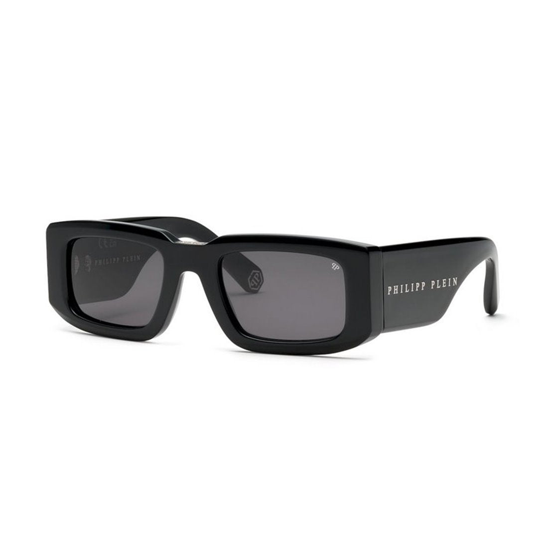 PHILIPP PLEIN Men's Shiny Black Sunglasses