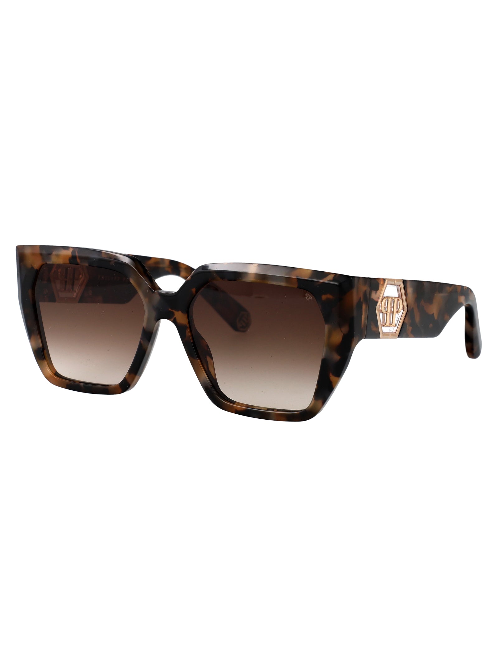 PHILIPP PLEIN Elegant Acetate Cat Eye Sunglasses for Women