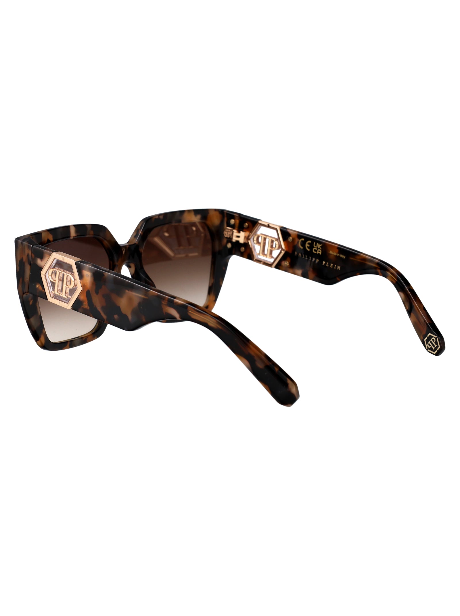 PHILIPP PLEIN Elegant Acetate Cat Eye Sunglasses for Women