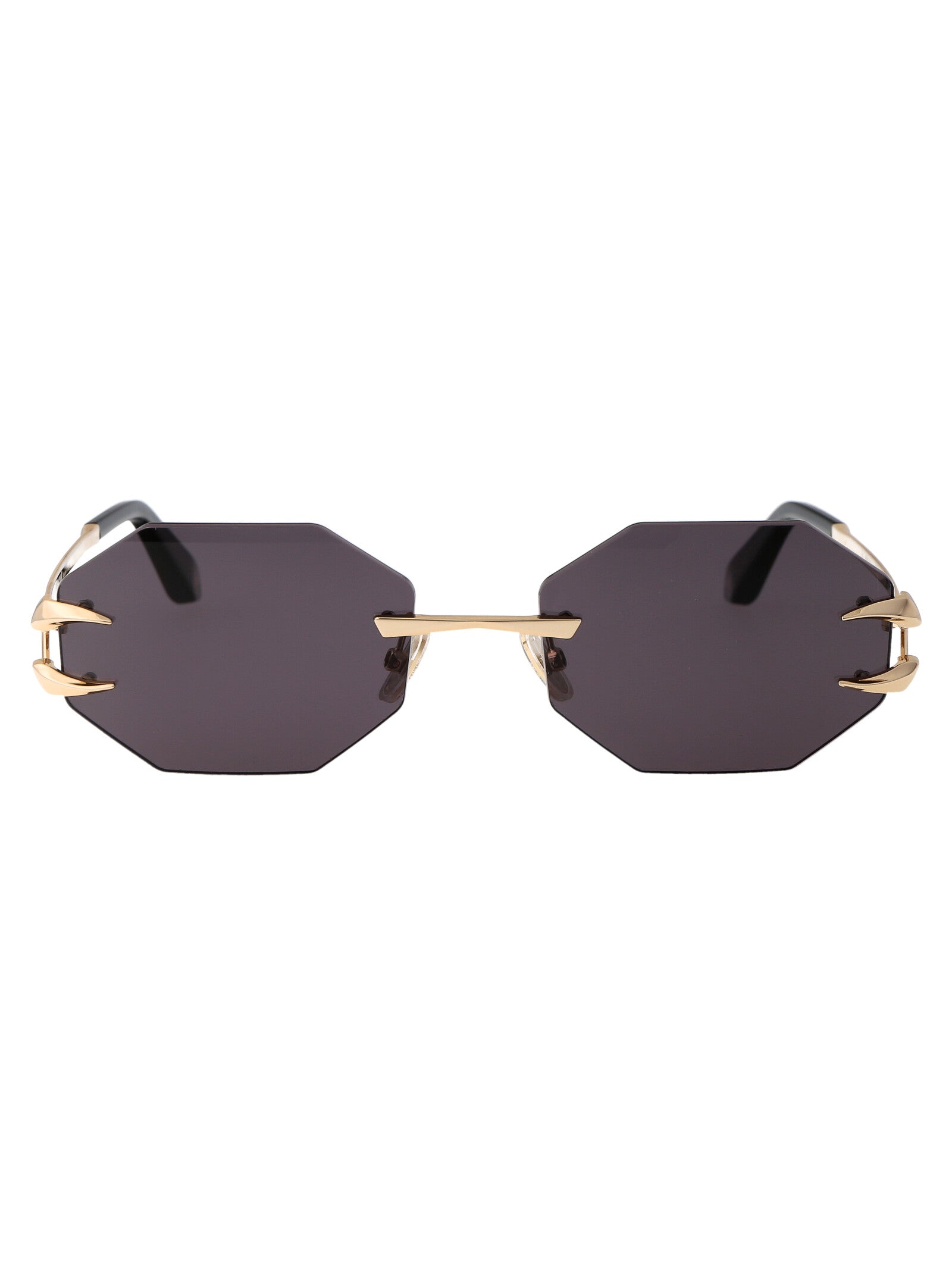 ROBERTO CAVALLI Gold Metal Unisex Sunglasses