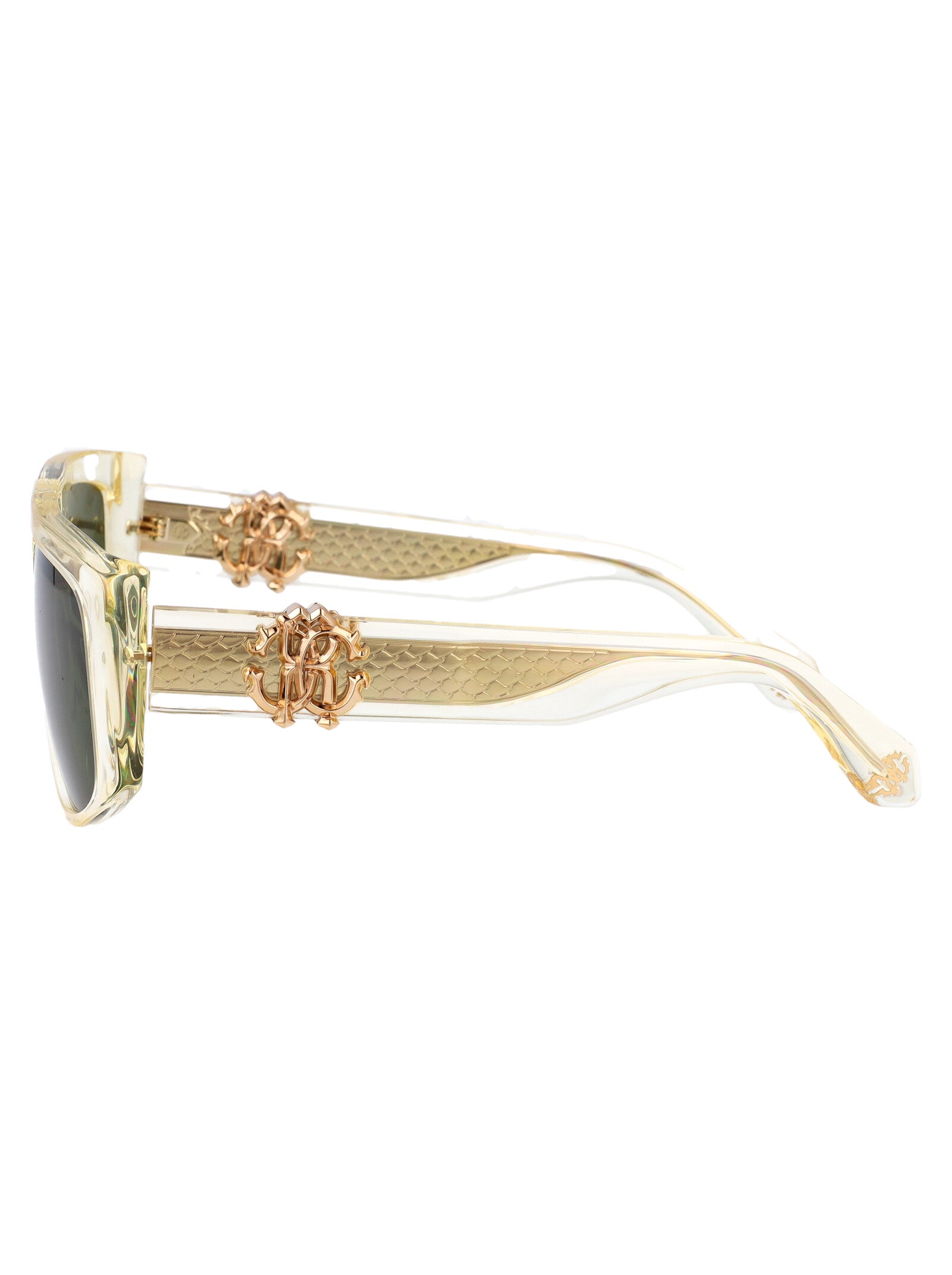 ROBERTO CAVALLI Translucent Acetate Sunglasses - Unisex Style