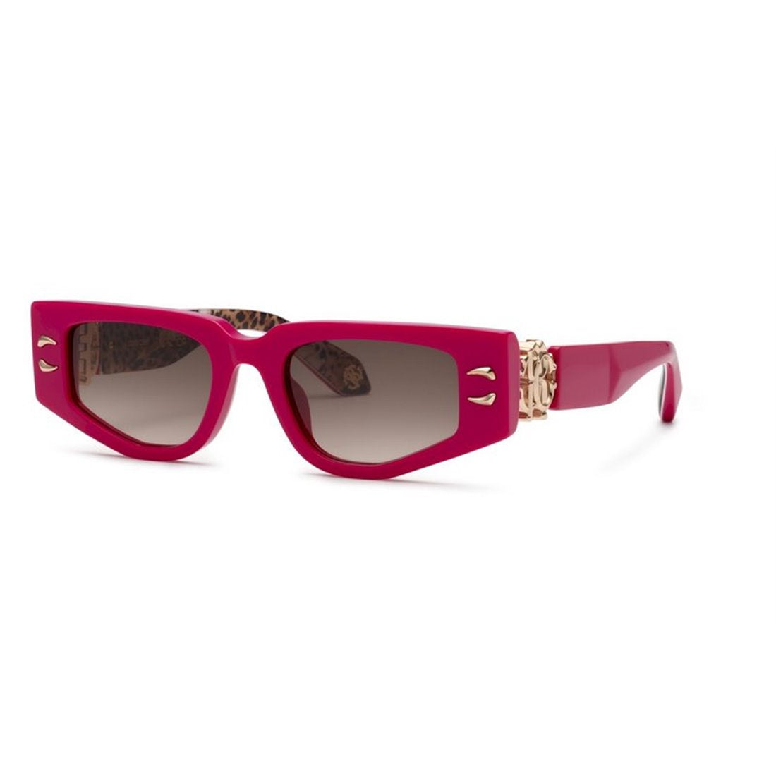 ROBERTO CAVALLI Elegant Womens' Mini Sunglasses - Shiny Acetate Frame