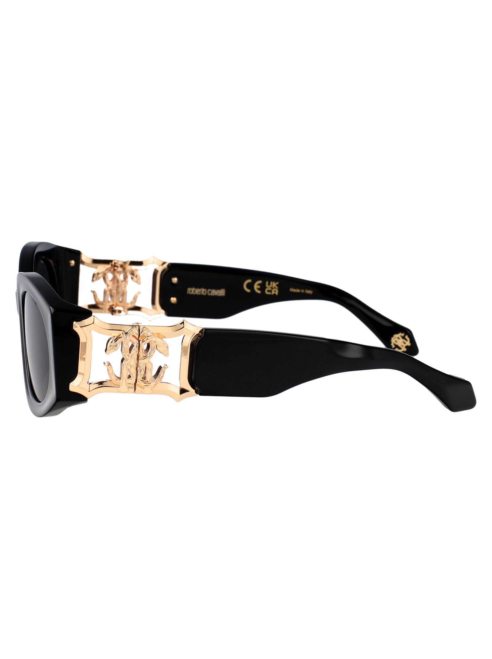 ROBERTO CAVALLI Chic Acetate and Metal Sunglasses for Women