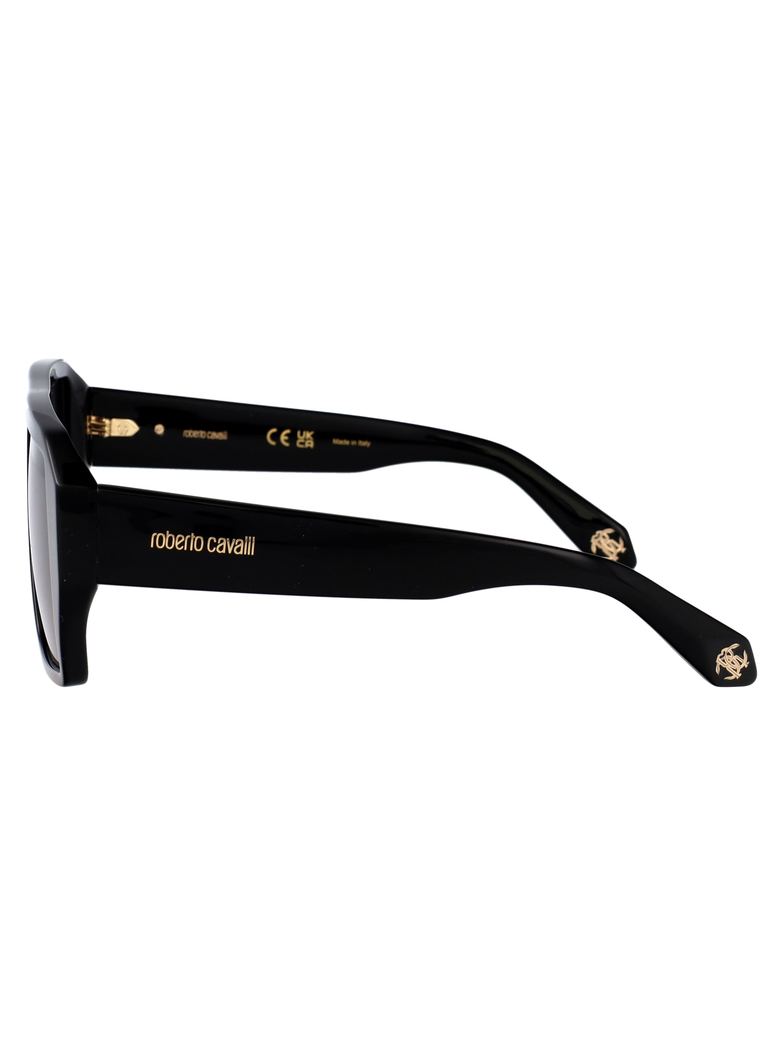 ROBERTO CAVALLI Elegantly Glossy Acetate Sunglasses - Unisex