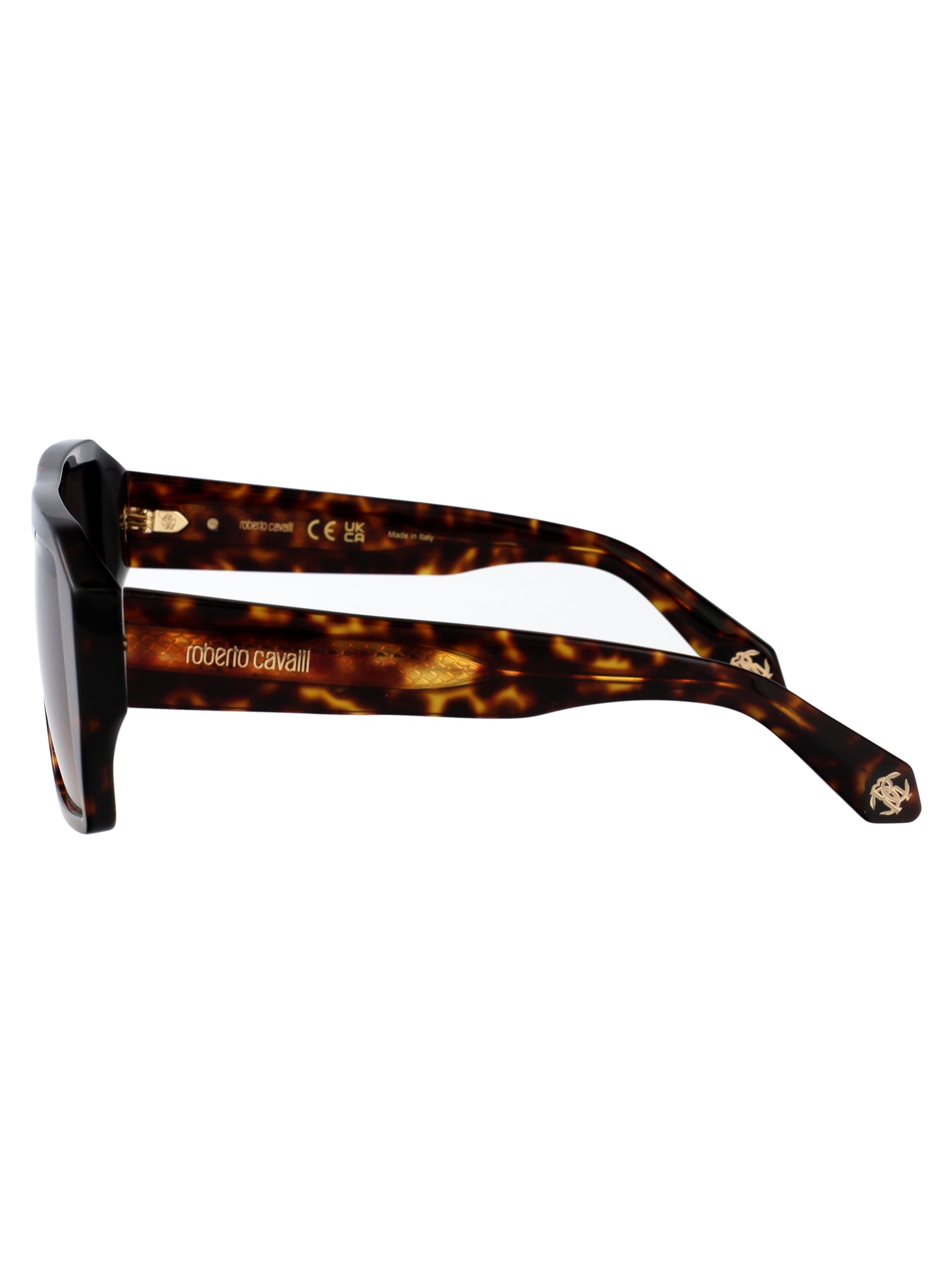 ROBERTO CAVALLI Chic Acetate Sunglasses - Unisex Style for SS25