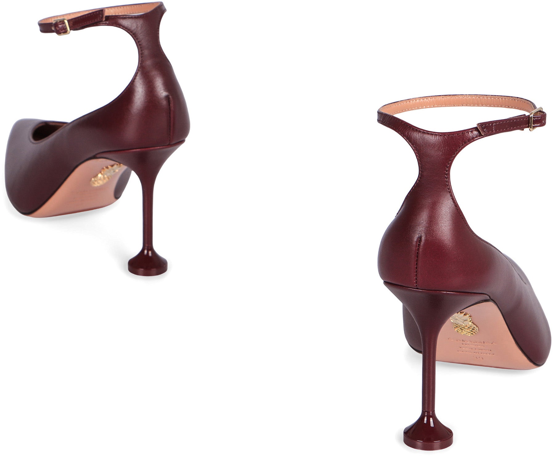 AQUAZZURA Elegant Pointed Toe High Heel Pump with Adjustable Strap