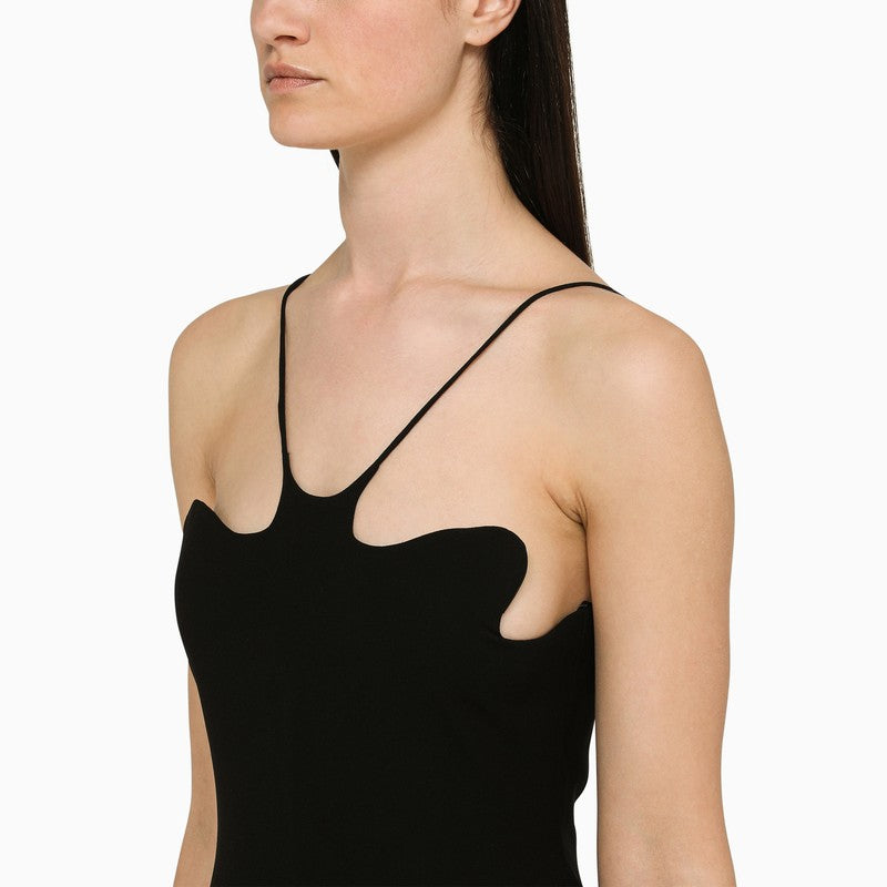 MONOT Elegant Long Dress with Slit for Women