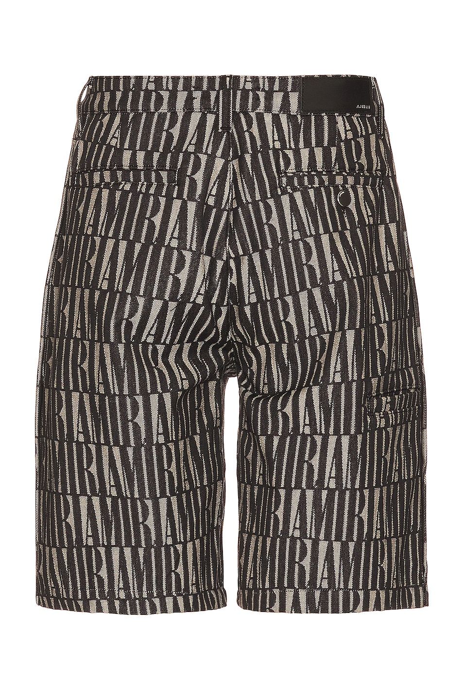 AMIRI Jacquard Snap-Off Shorts