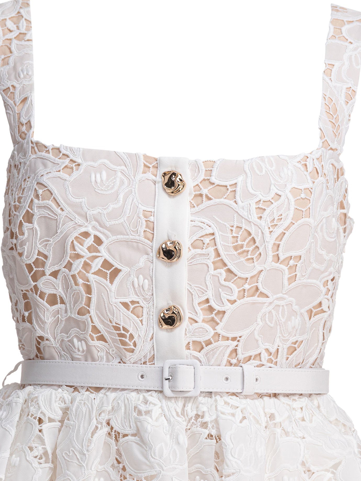 SELF-PORTRAIT Tiered Mini Dress for Women - Spring/Summer 2025