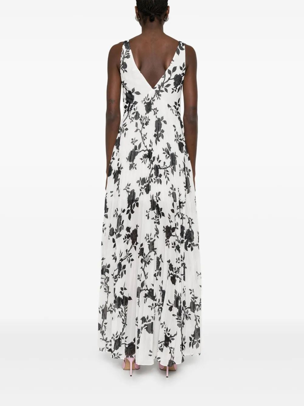 SELF-PORTRAIT Floral Strap Mini Dress