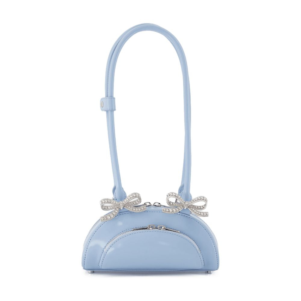 SELF-PORTRAIT Curved Mini Shoulder Handbag