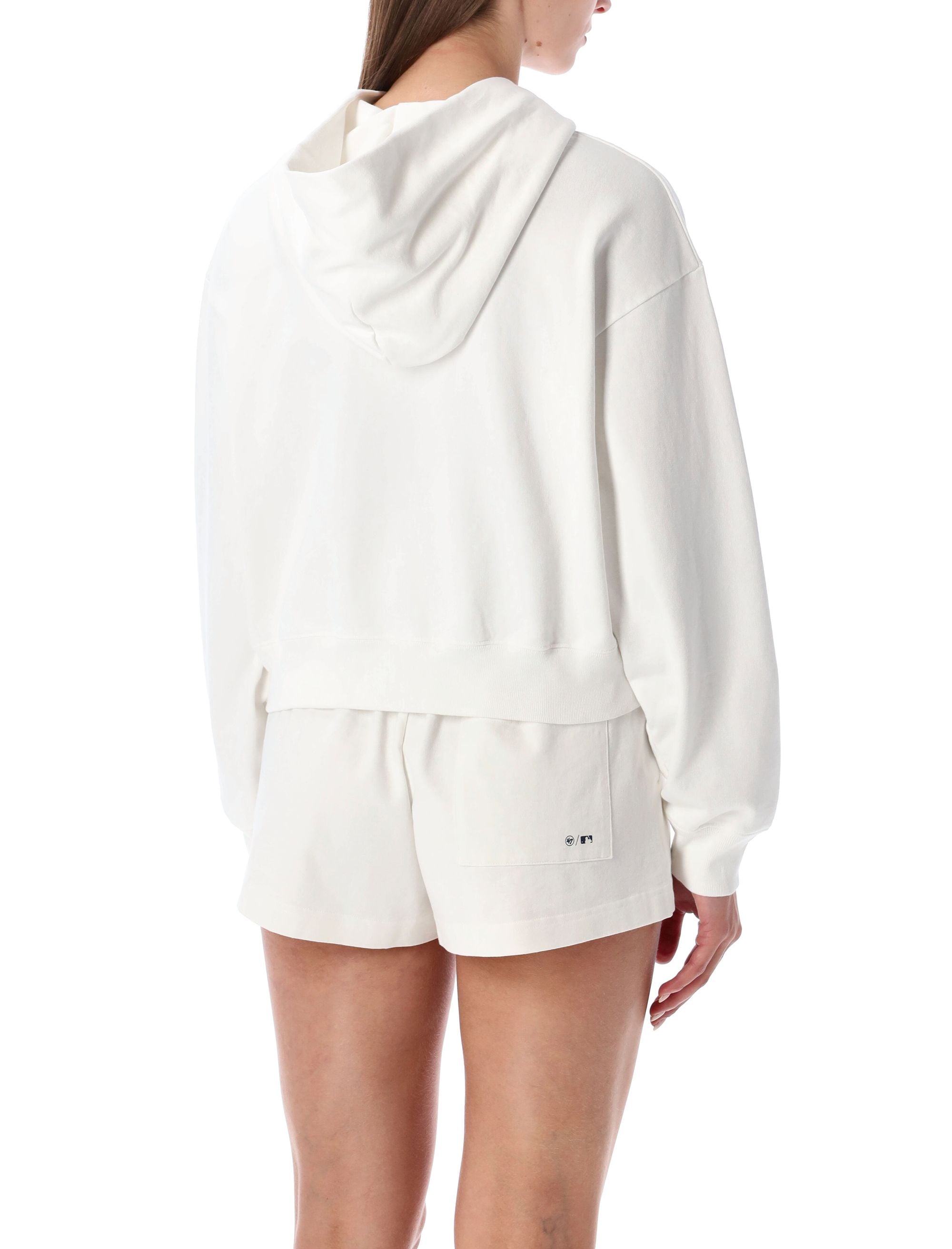 Sporty & Rich Mini Cropped Zip Hoodie