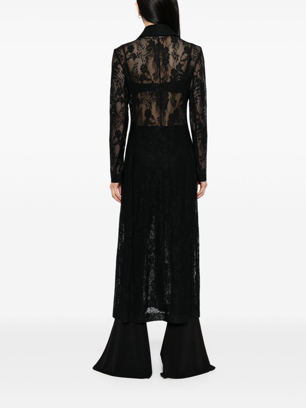 NORMA KAMALI Lace Long Jacket