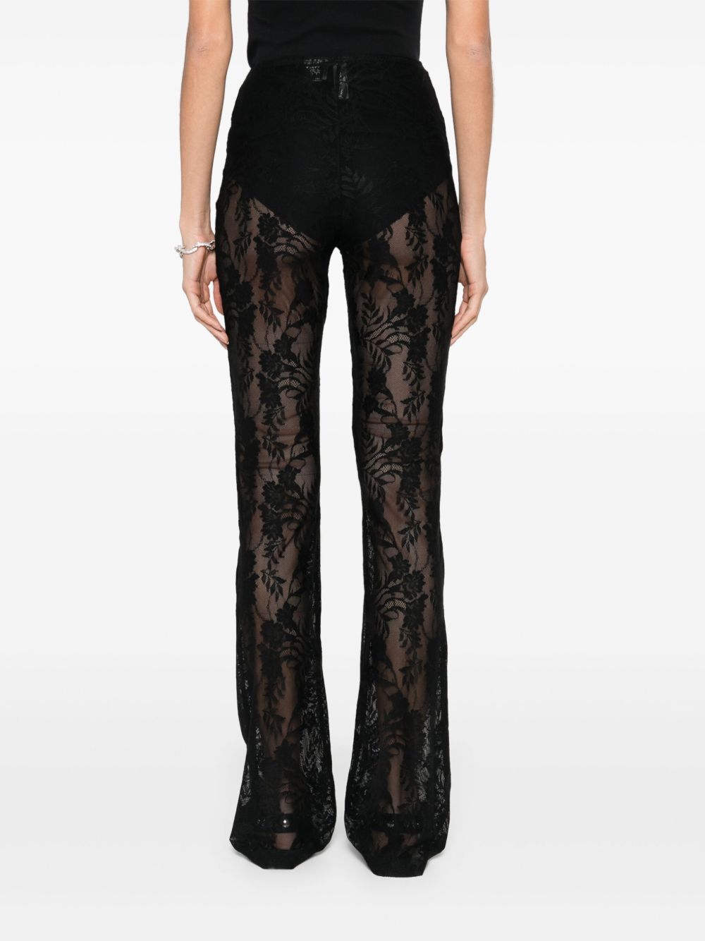 NORMA KAMALI Lace Skinny Trousers