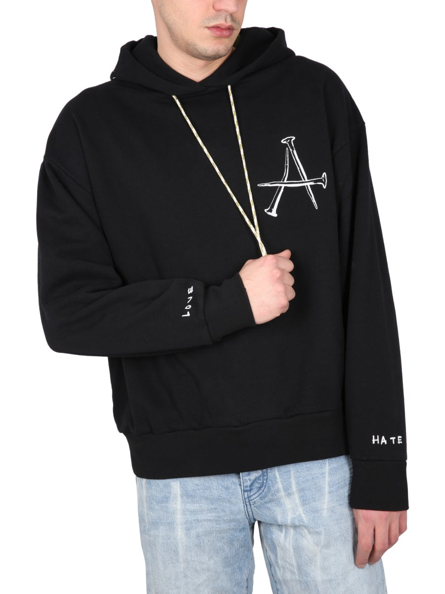 ARIES Men's Mini Hoodie with Drawstring