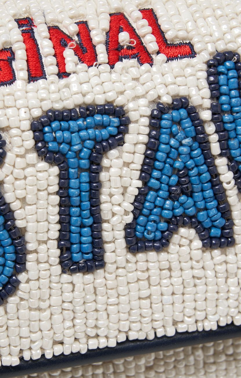 STAUD Mini Shoulder Bag with Intricate Beadwork - Perfect for Elegant Outfits (26 x 15 x 5 cm)