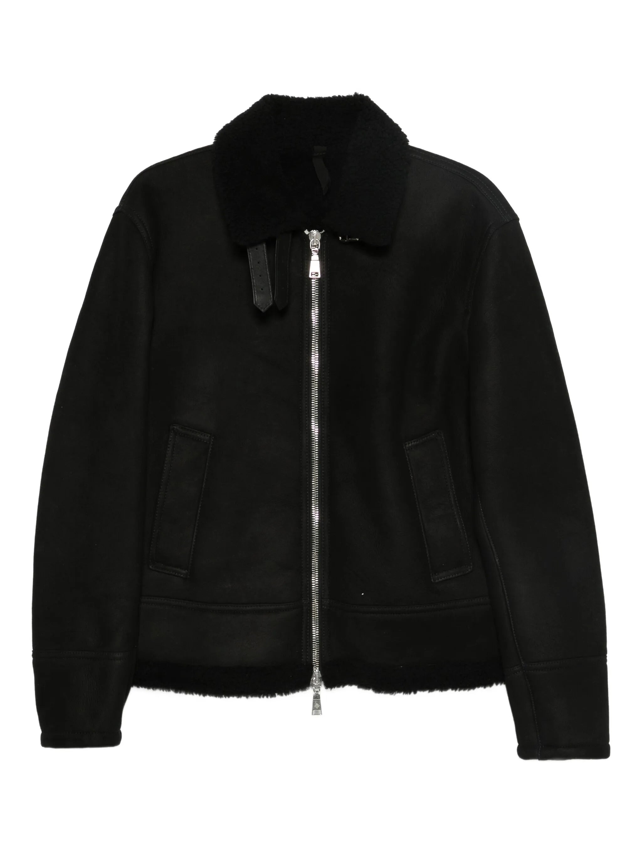 TAGLIATORE Suede Jacket with Fur Lining for Men - FW25