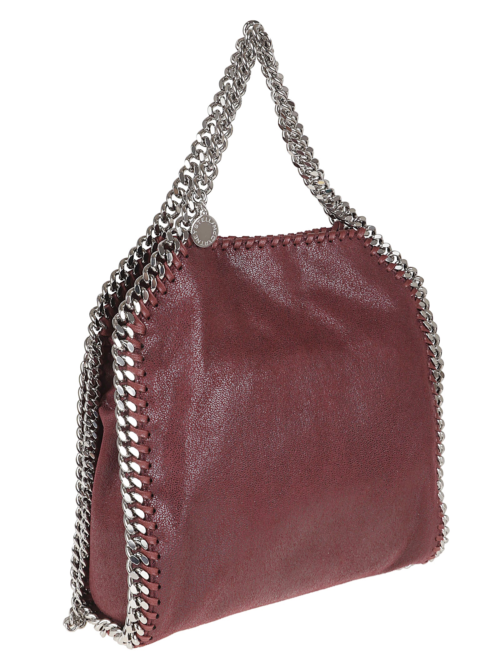 STELLA MCCARTNEY Chic Mini Tote Handbag with Silver Chain Closure