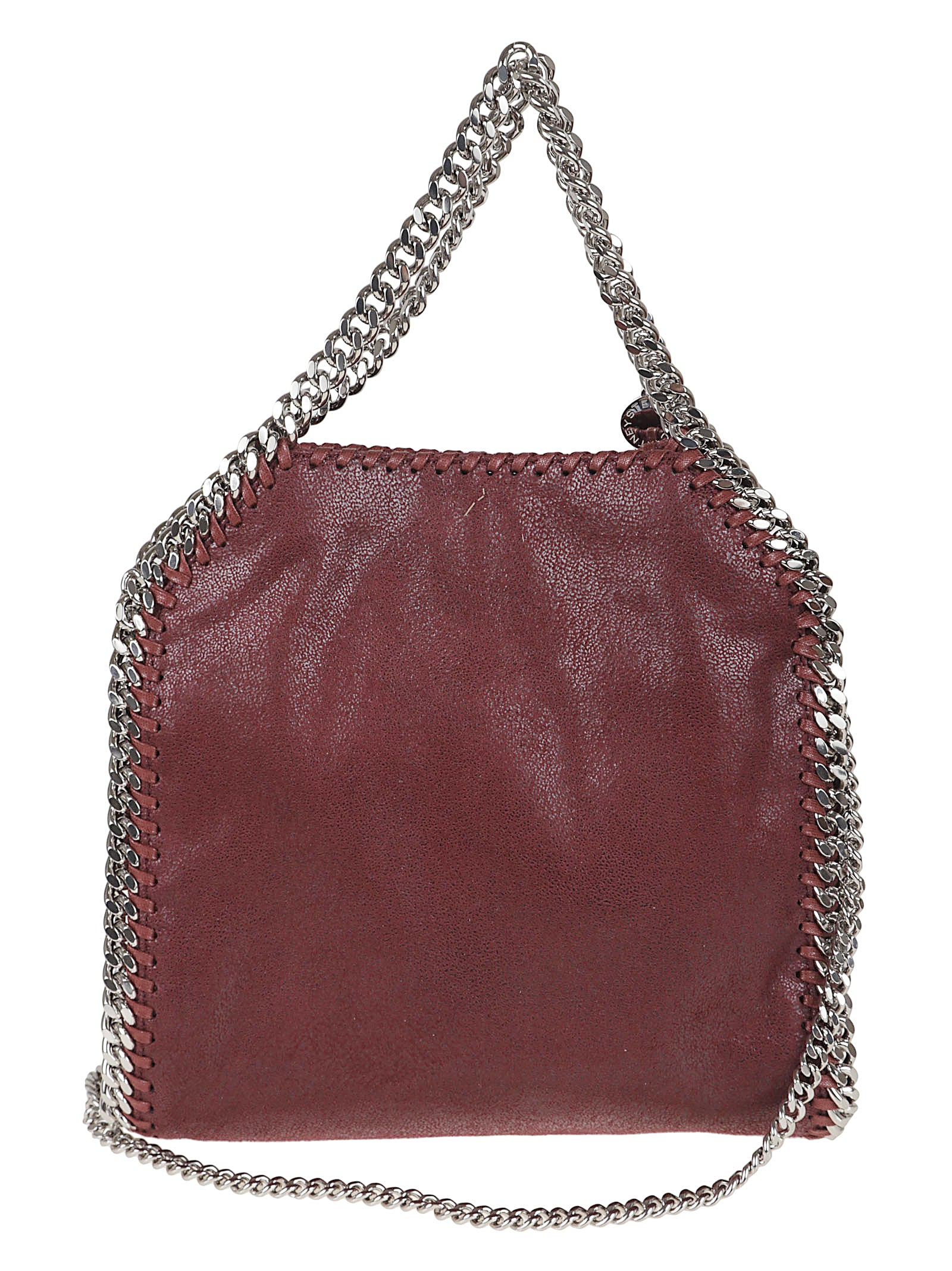 STELLA MCCARTNEY Chic Mini Tote Handbag with Silver Chain Closure