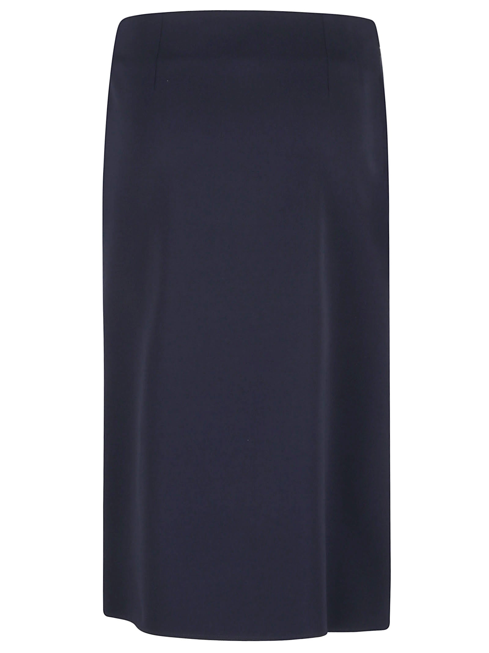 STELLA MCCARTNEY Elegant Wool Mini Skirt with Side Tie and Front Slit