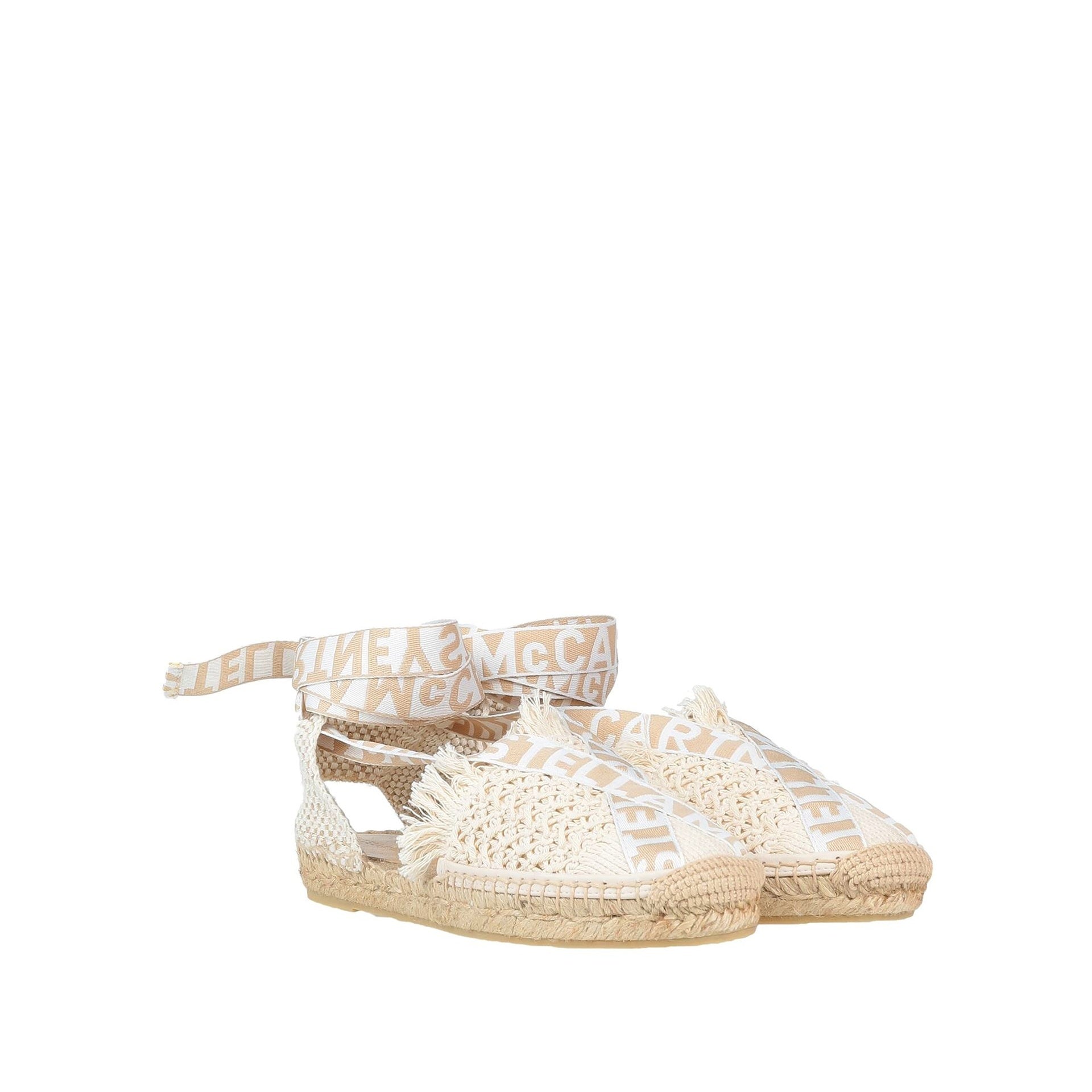 STELLA MCCARTNEY Logo Canvas Espadrilles