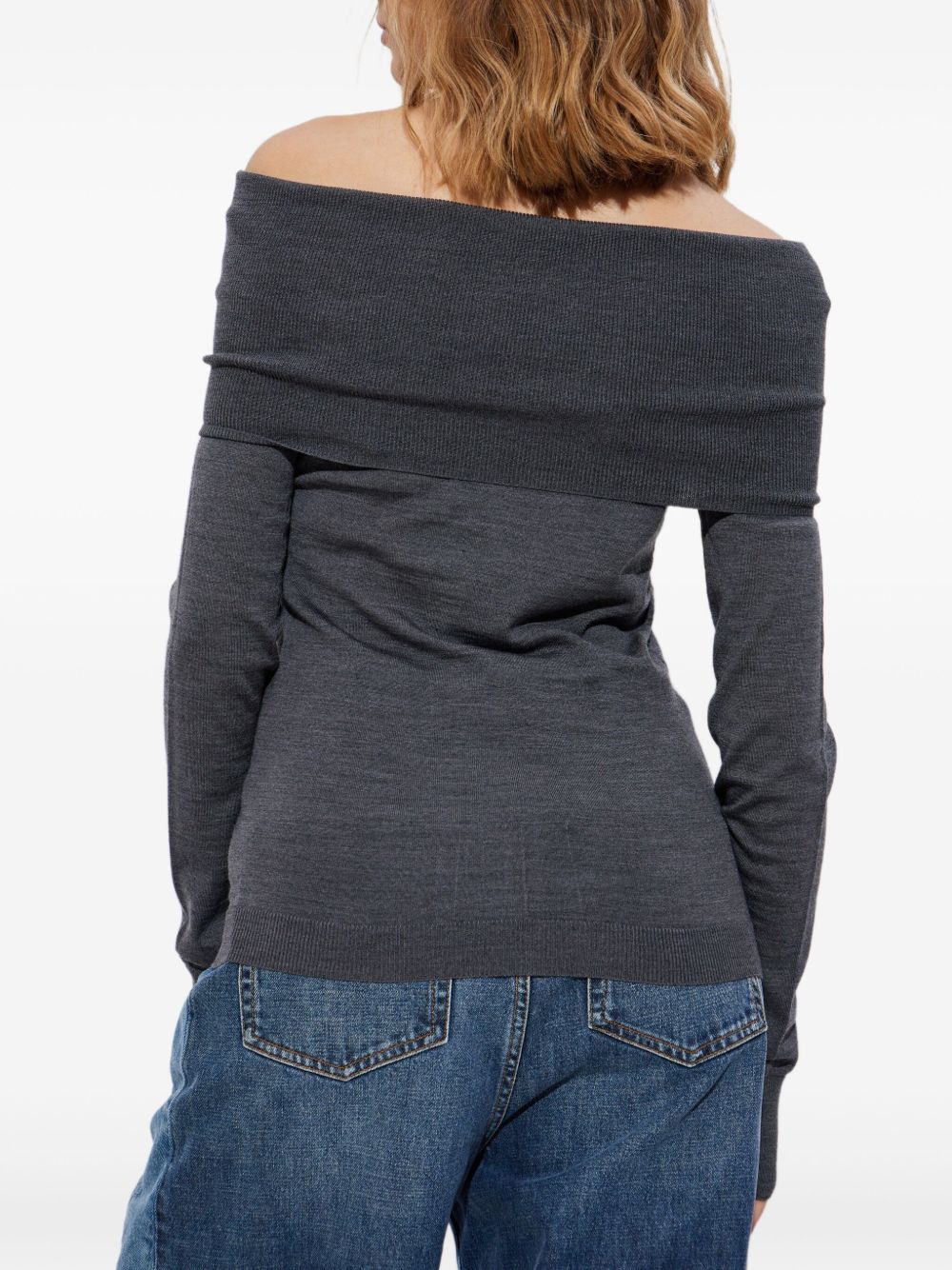 STELLA MCCARTNEY Chic Bardot Neckline Sweater for Women