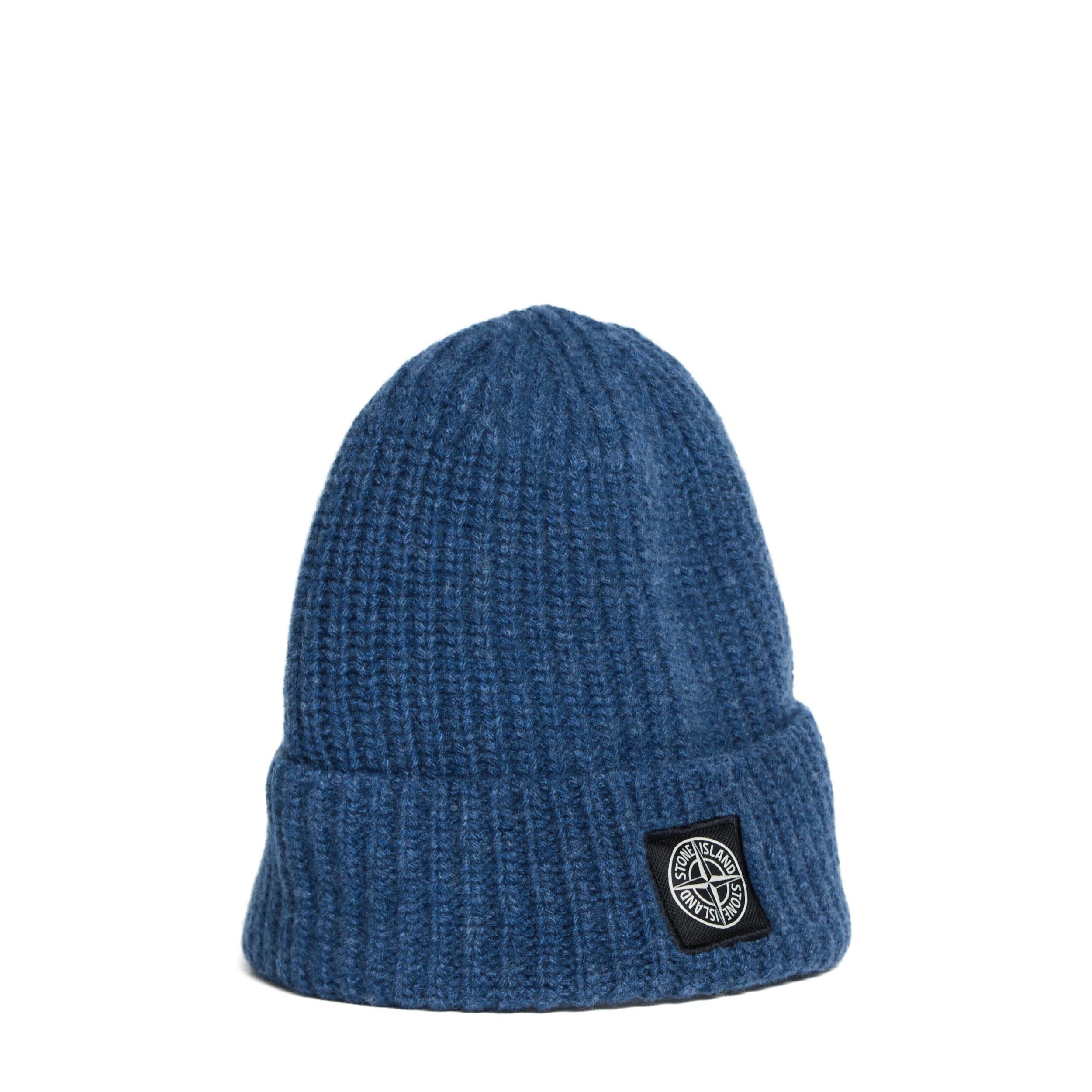 STONE ISLAND Ribbed Beanie with Iconic Compass Logo