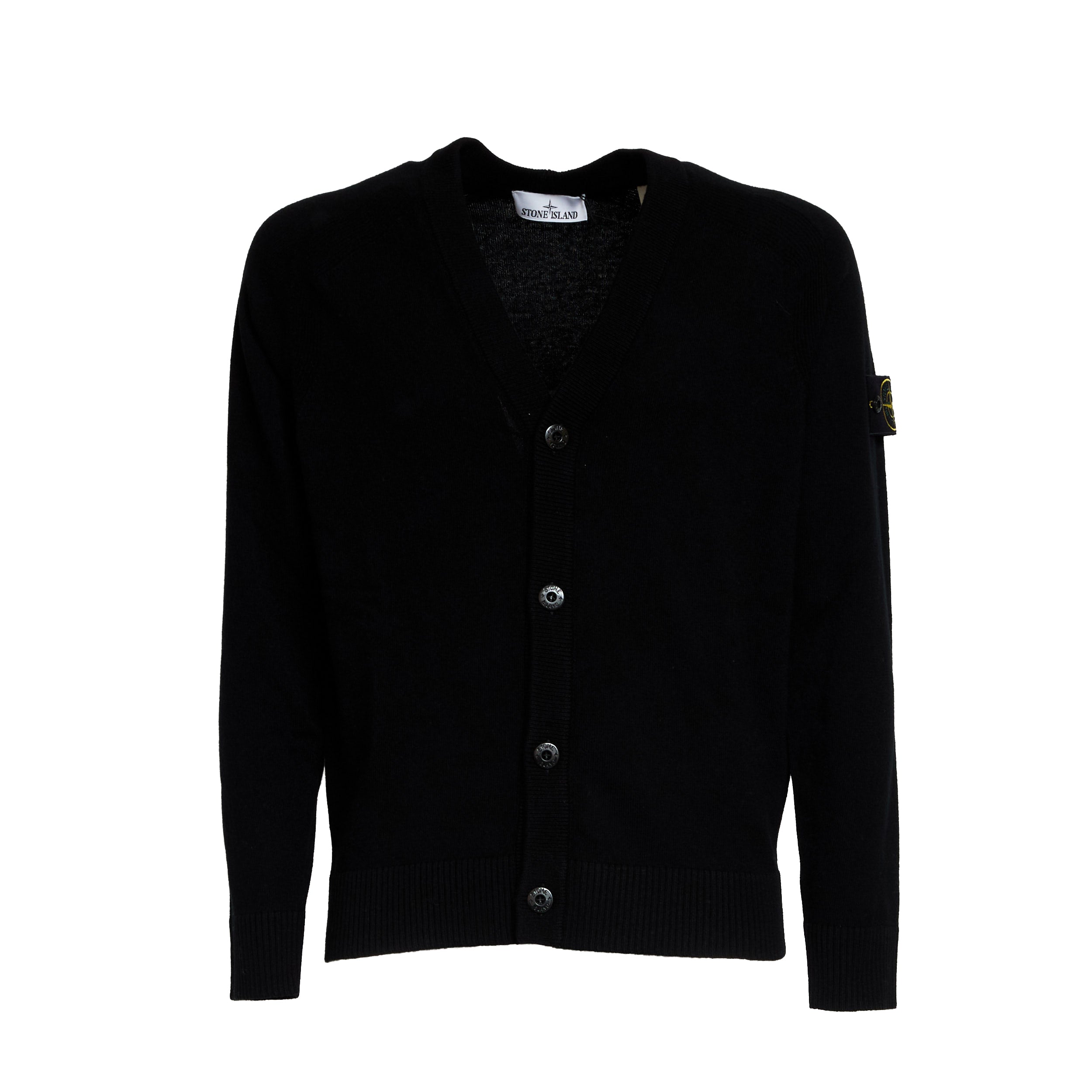 STONE ISLAND Lightweight Geelong Wool Cardigan for Men - Perfect for Layering