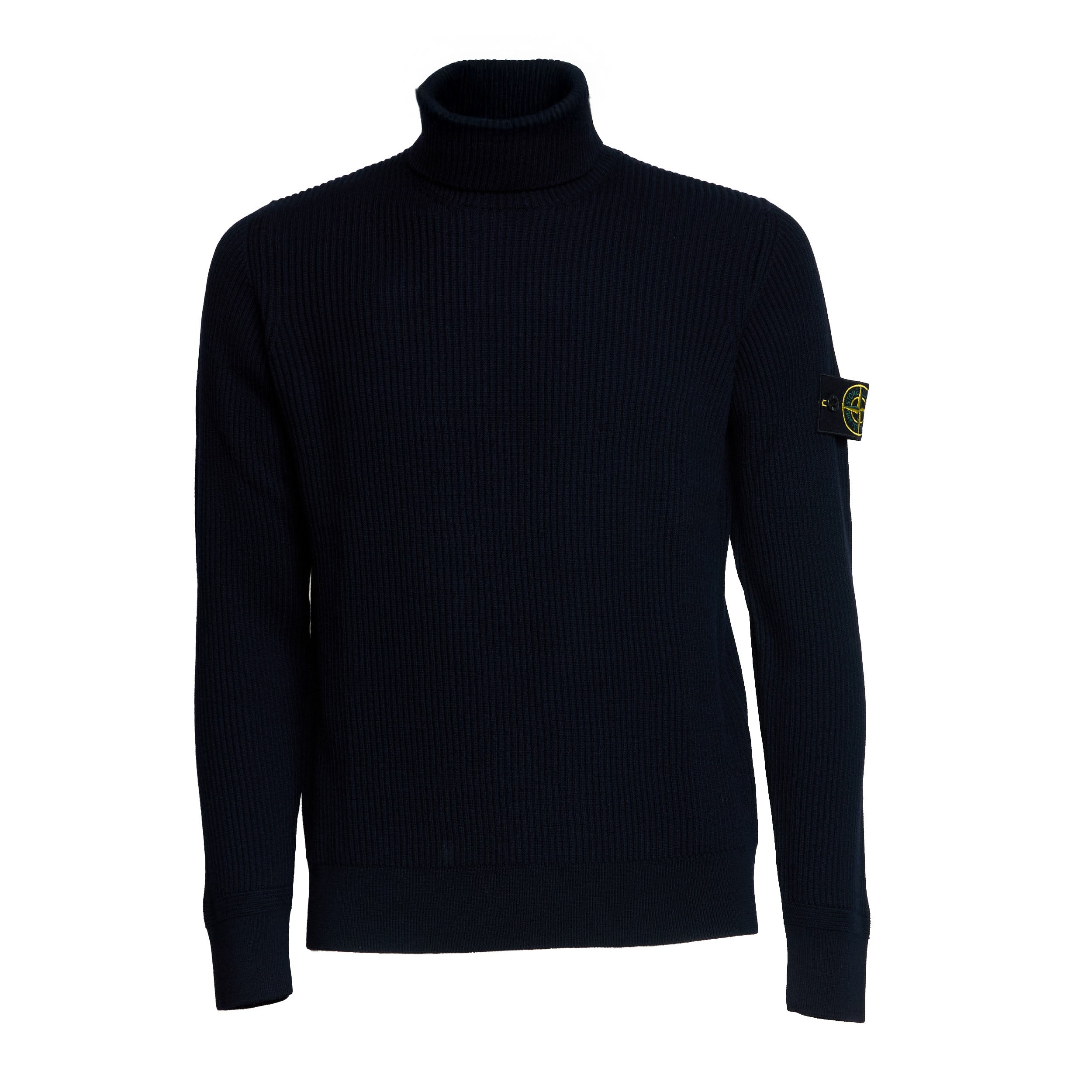 STONE ISLAND Full Rib Wool Sweater for Men