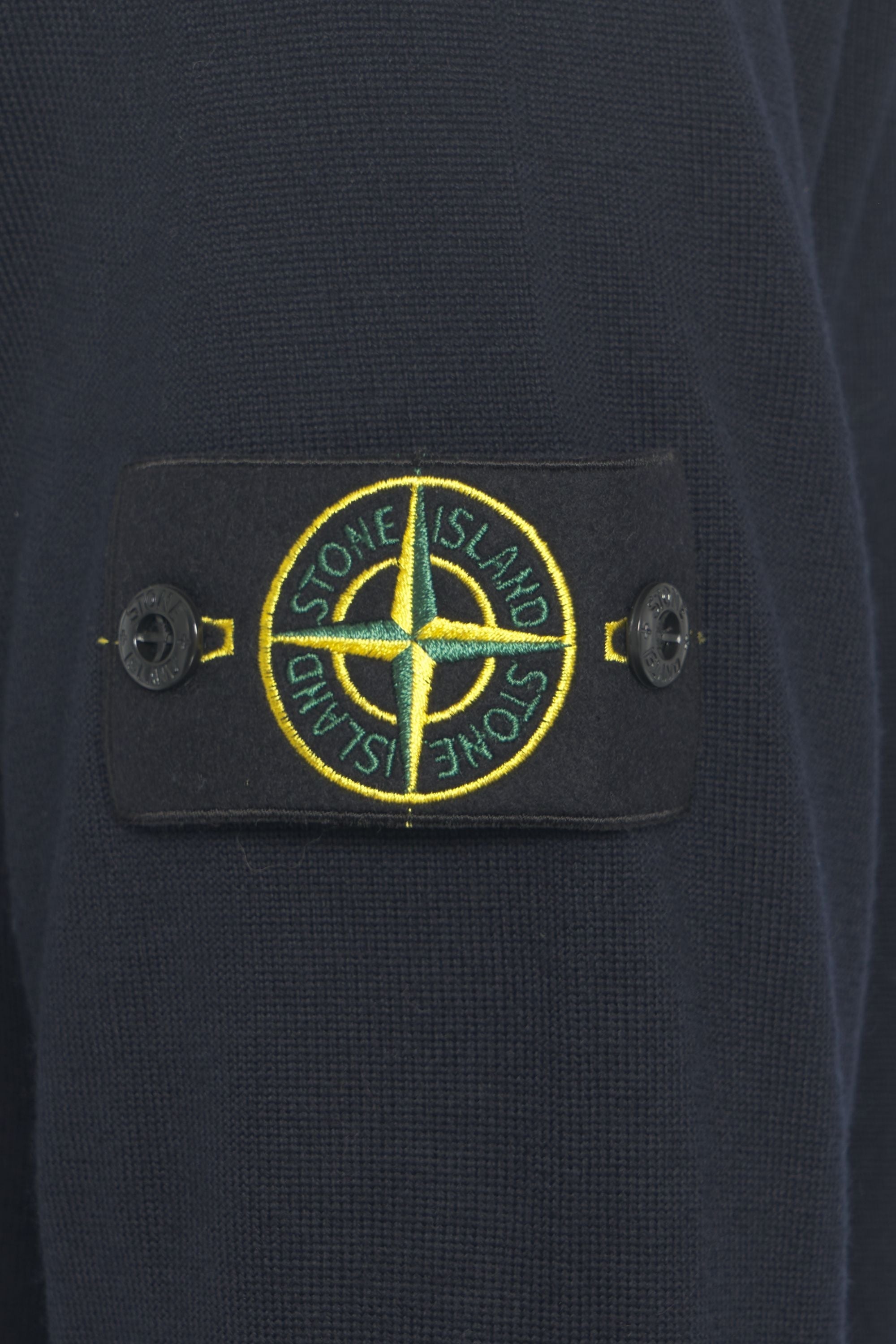 STONE ISLAND Turtleneck Knitwear with Removable Logo