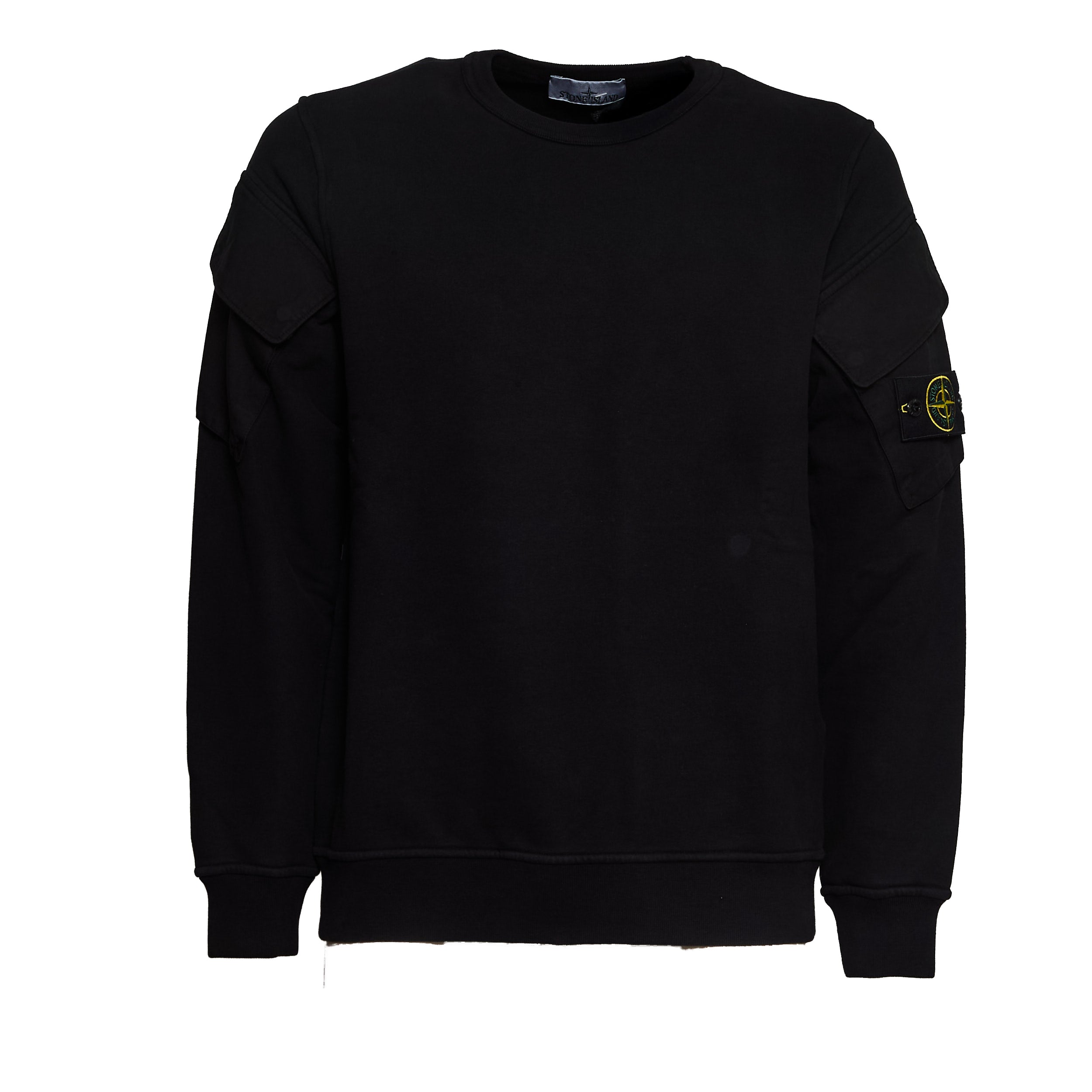 STONE ISLAND Brushed Organic Cotton Fleece Sweatshirt - Regular Fit