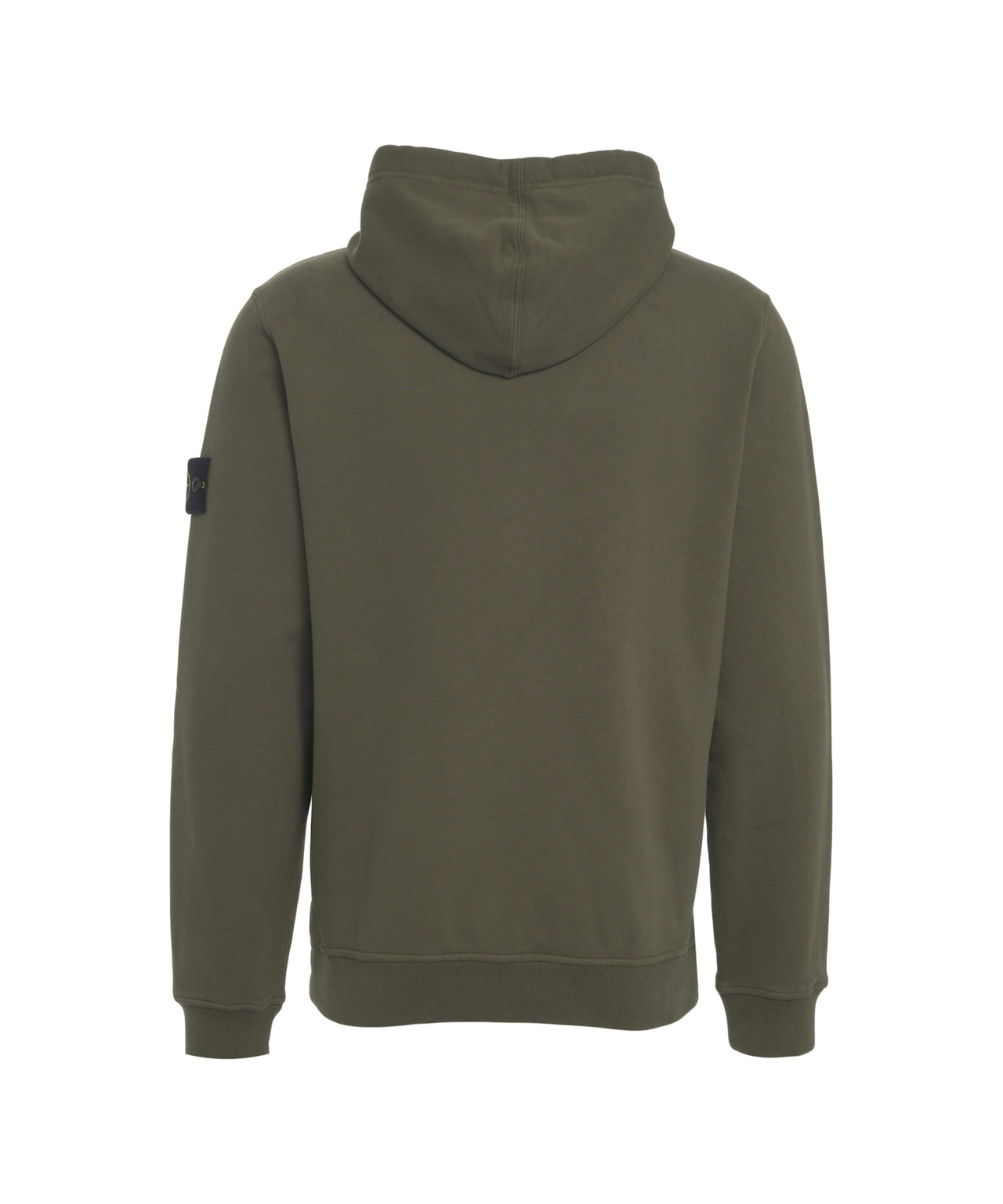 STONE ISLAND Hooded Sweatshirt with Logo Patch for Men