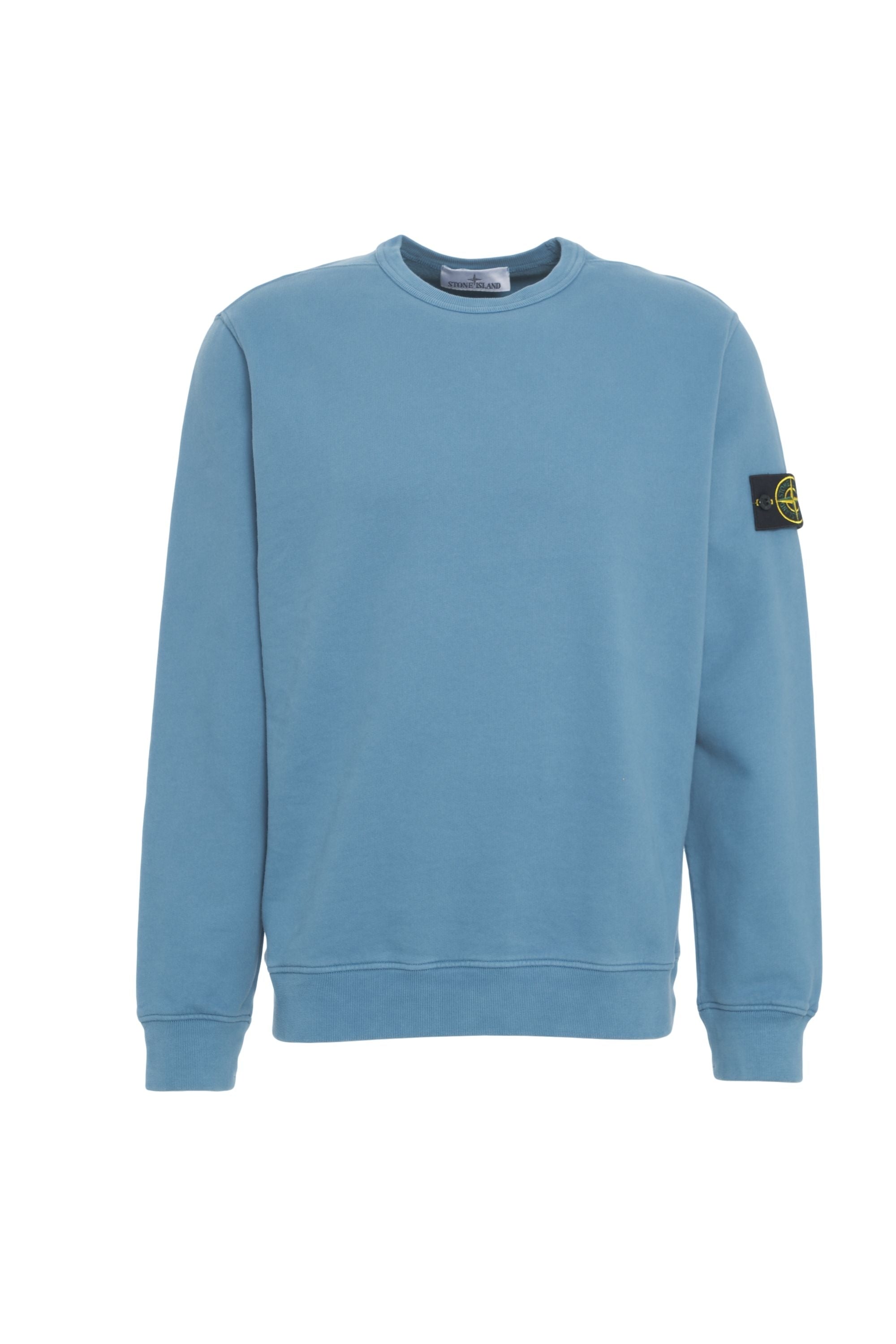 STONE ISLAND Classic Logo Sweatshirt for Men - Fall/Winter 2025
