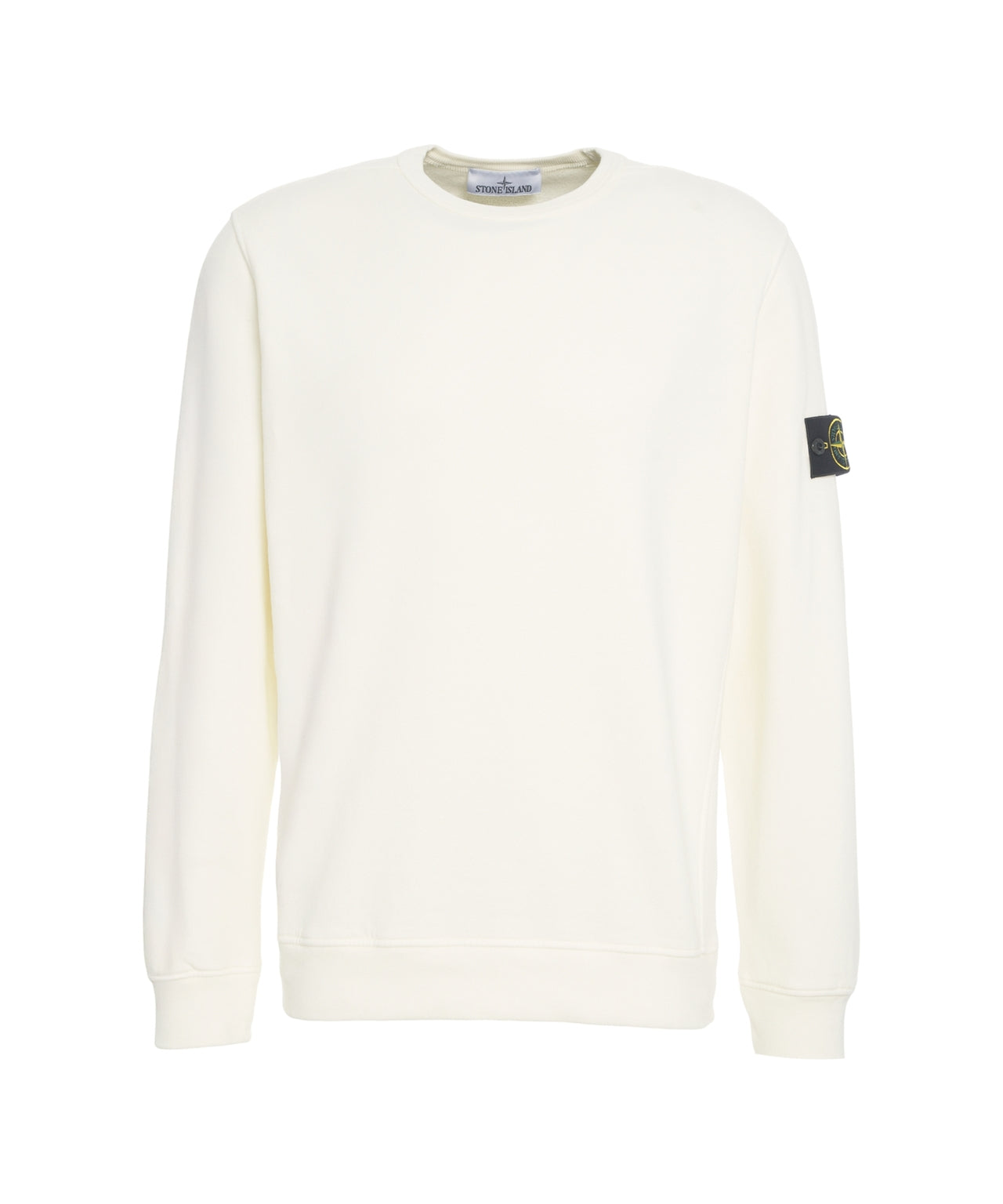 STONE ISLAND Classic Sweatshirt with Detachable Logo Patch for Men - FW25