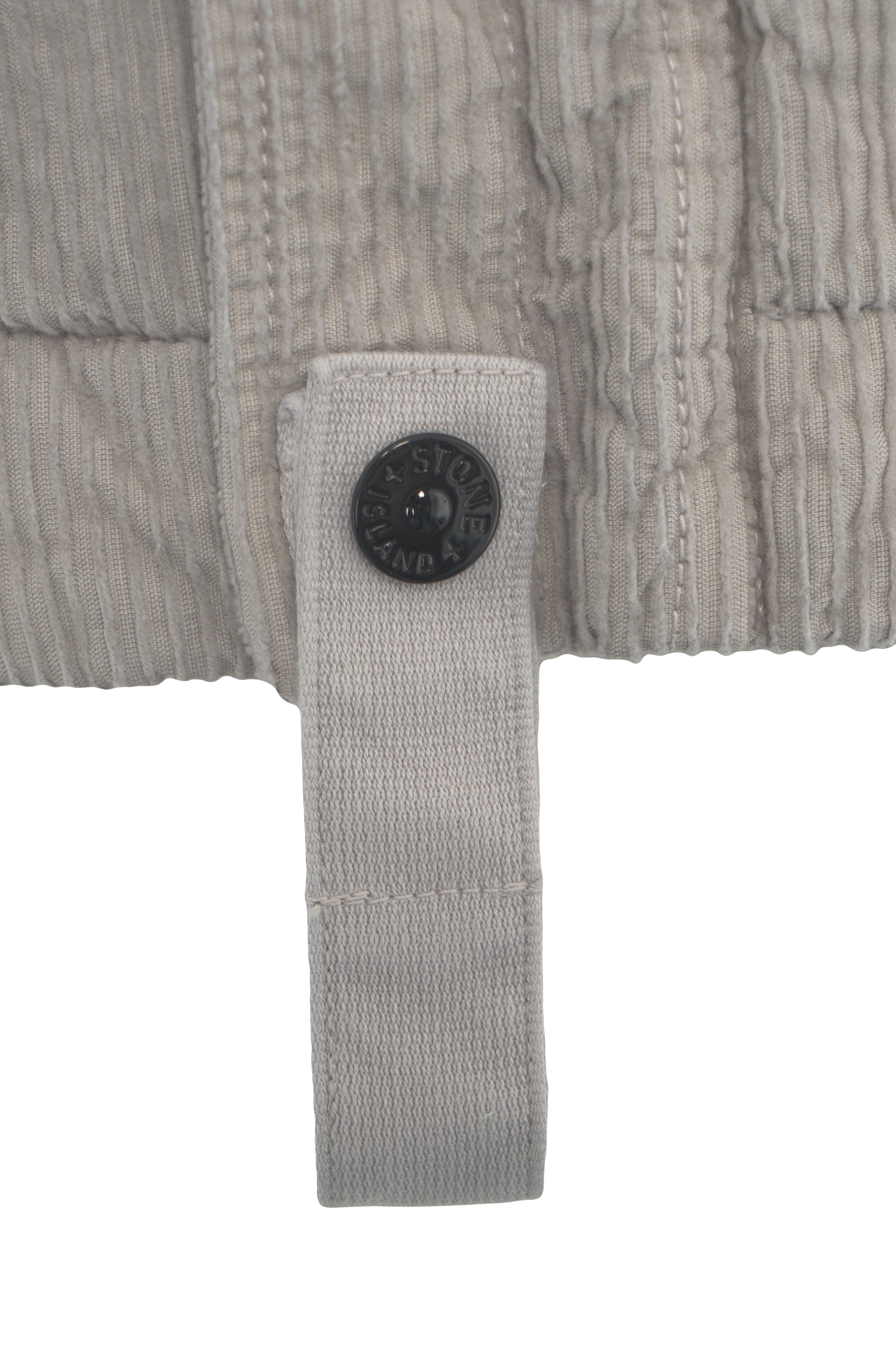 STONE ISLAND Men's Ribbed Drawstring Hooded Jacket