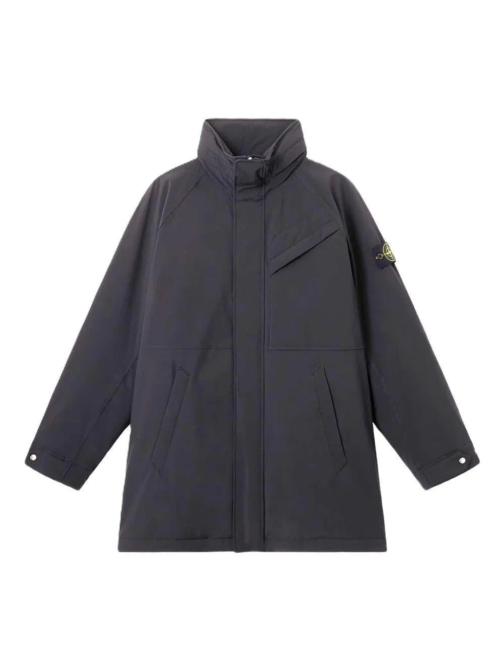 STONE ISLAND Men's Long Jacket - Perfect for Layering