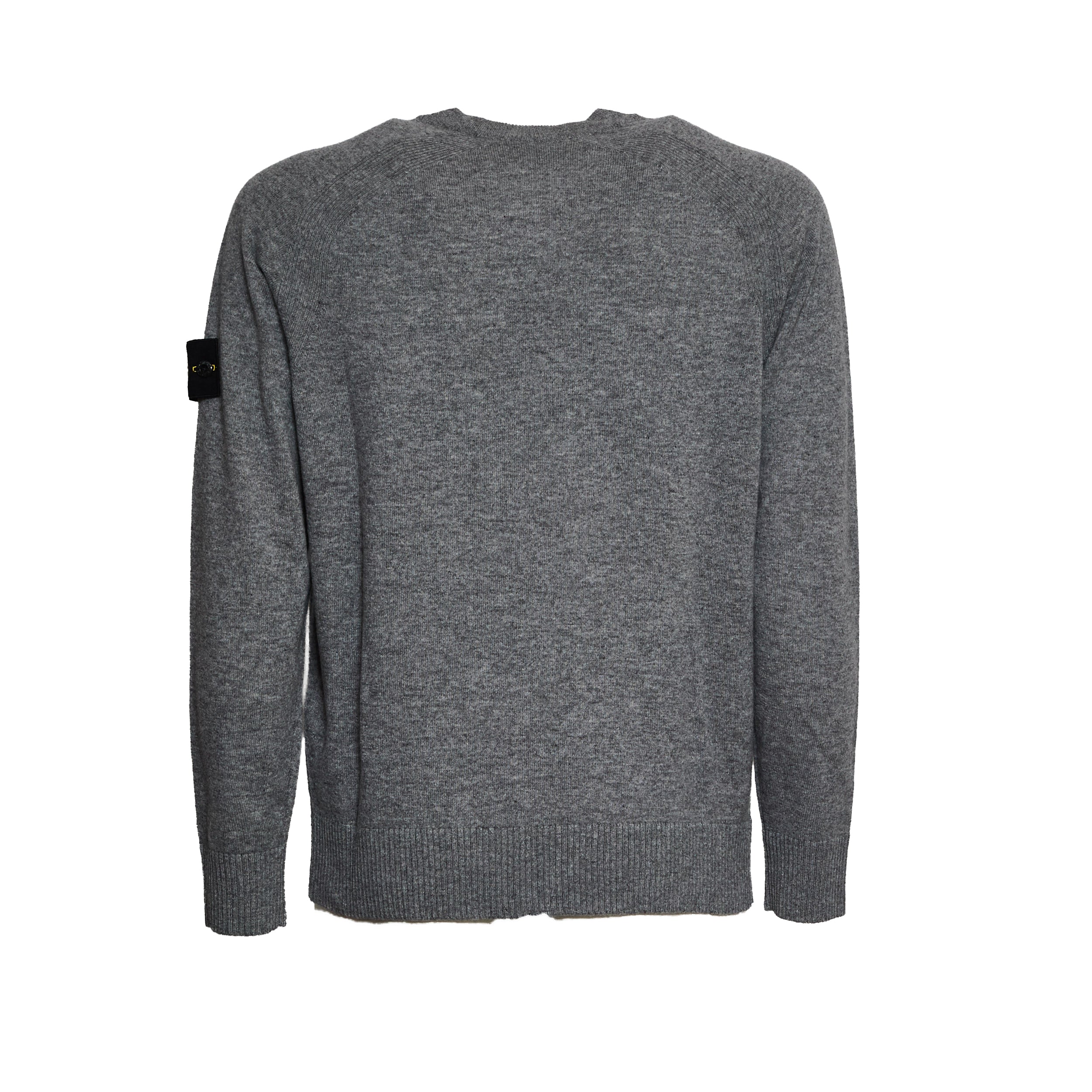 STONE ISLAND Wide Fit Pullover Light Geelong Wool Sweater