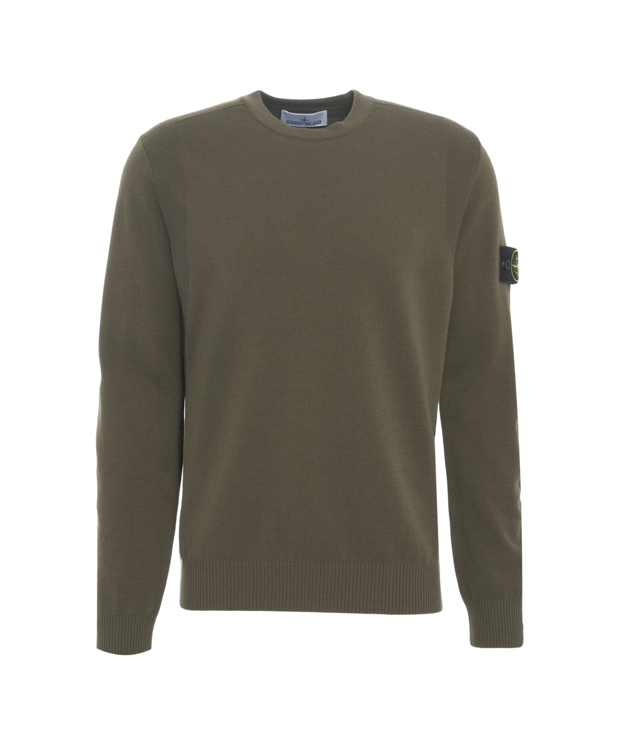 STONE ISLAND Classic Logo Pullover Sweater for Men - FW25