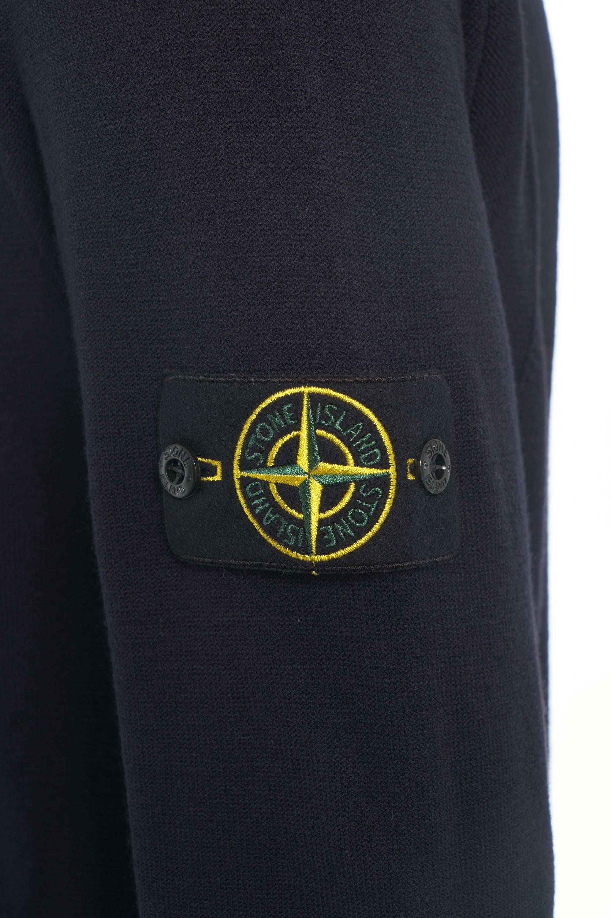 STONE ISLAND Men's High-Collar Pullover with Logo