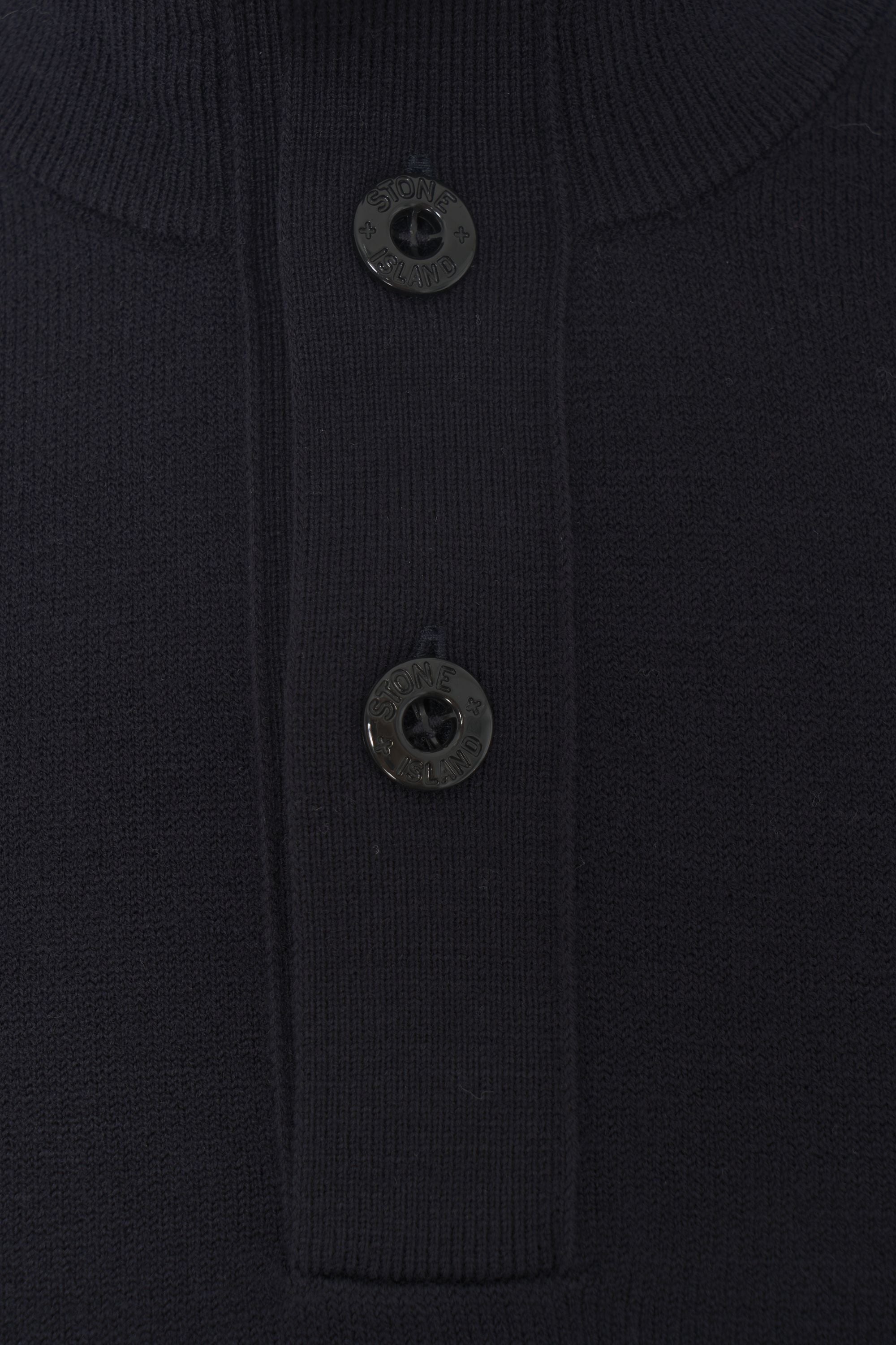 STONE ISLAND Men's High-Collar Pullover with Logo