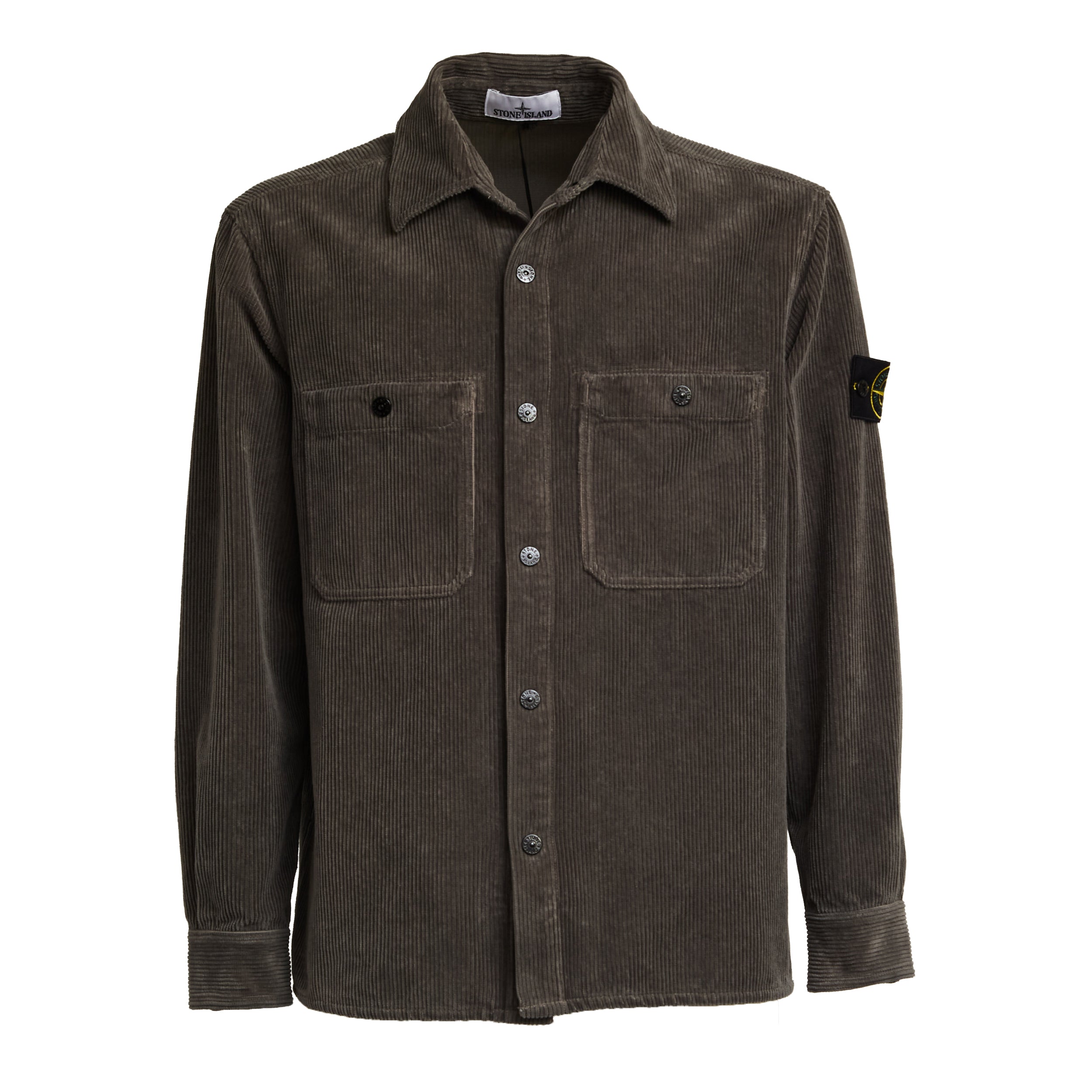 STONE ISLAND Overshirt Organic Cotton Corduroy for Men - Casual Fit