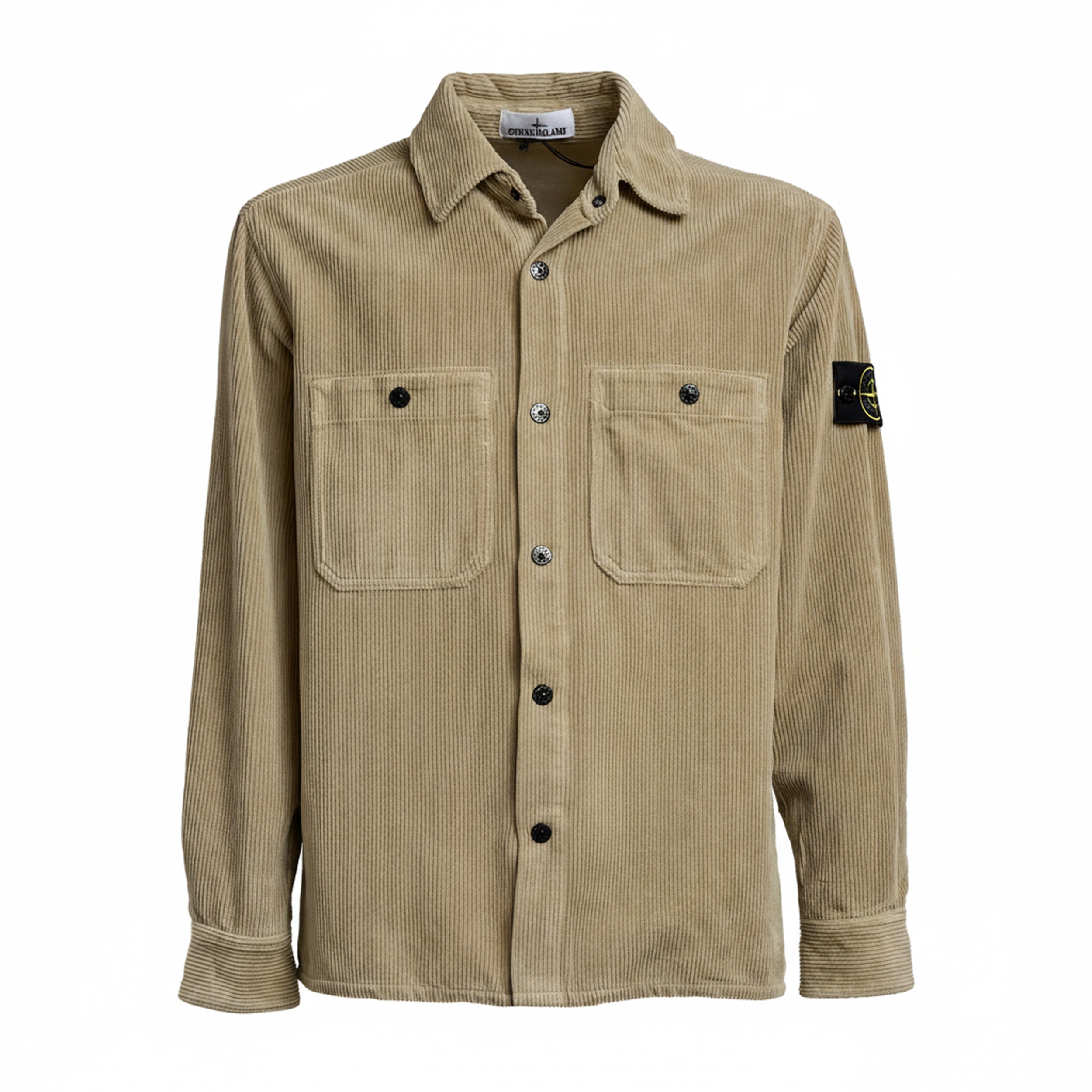 STONE ISLAND Men's Overshirt Organic Cotton Corduroy