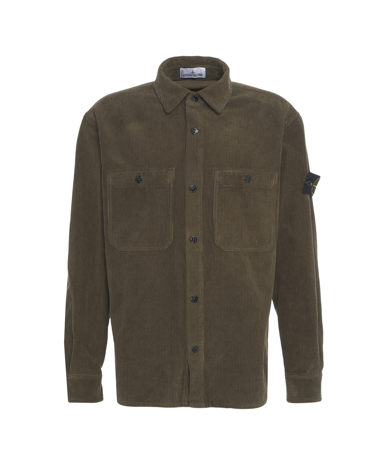 STONE ISLAND Relaxed Fit Corduroy Overshirt